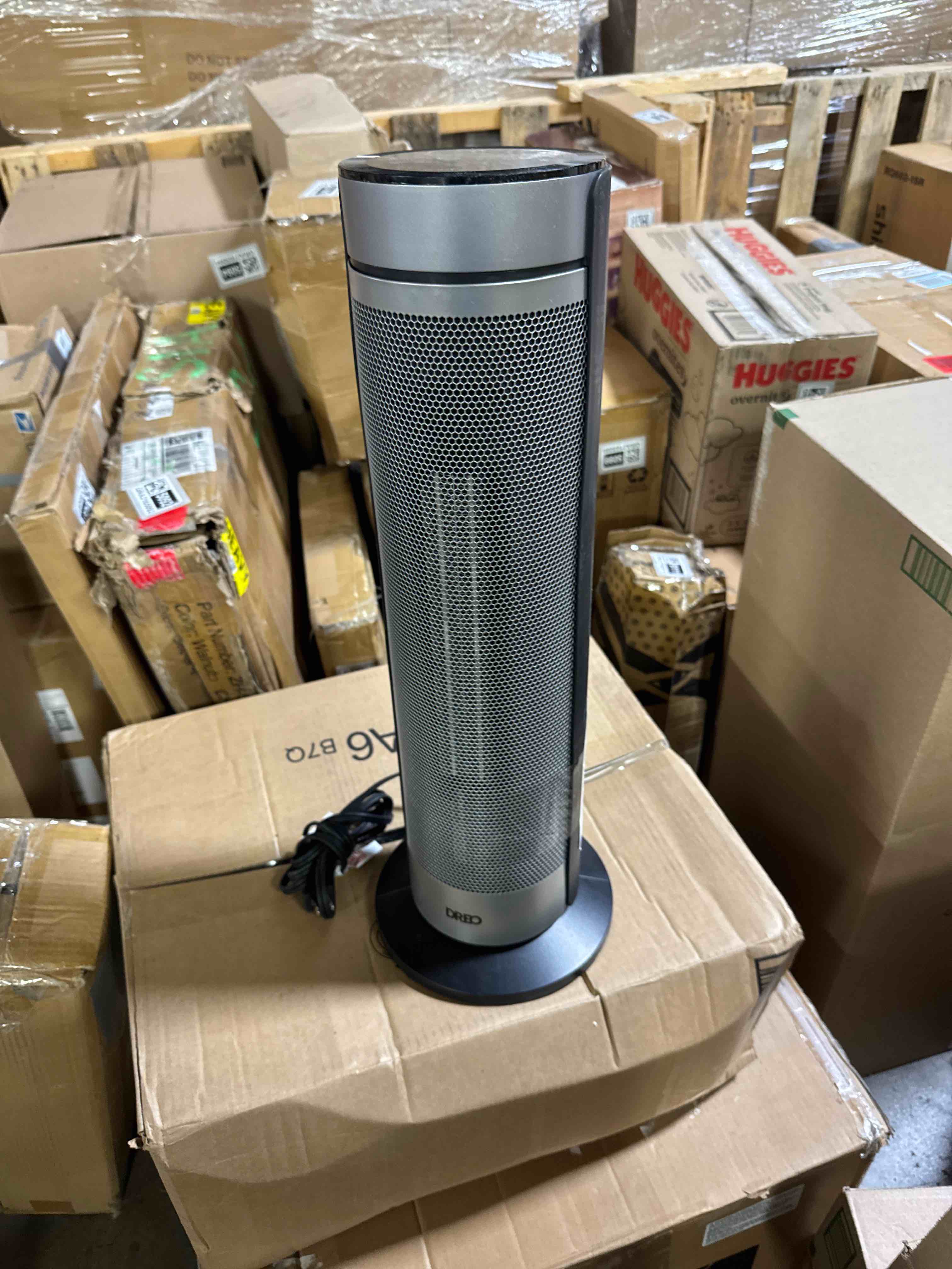 Condition photo showing Good Condition for Dreo Space Heater for Large Room, 23 Inch Electric Heaters for Indoor Use, 8 Safe Protection Tower, 70° Oscillation, PTC Ceramic with Thermostat and Remote, Quiet, 12H Timer, Bedroom, Office ( Missing Remote)