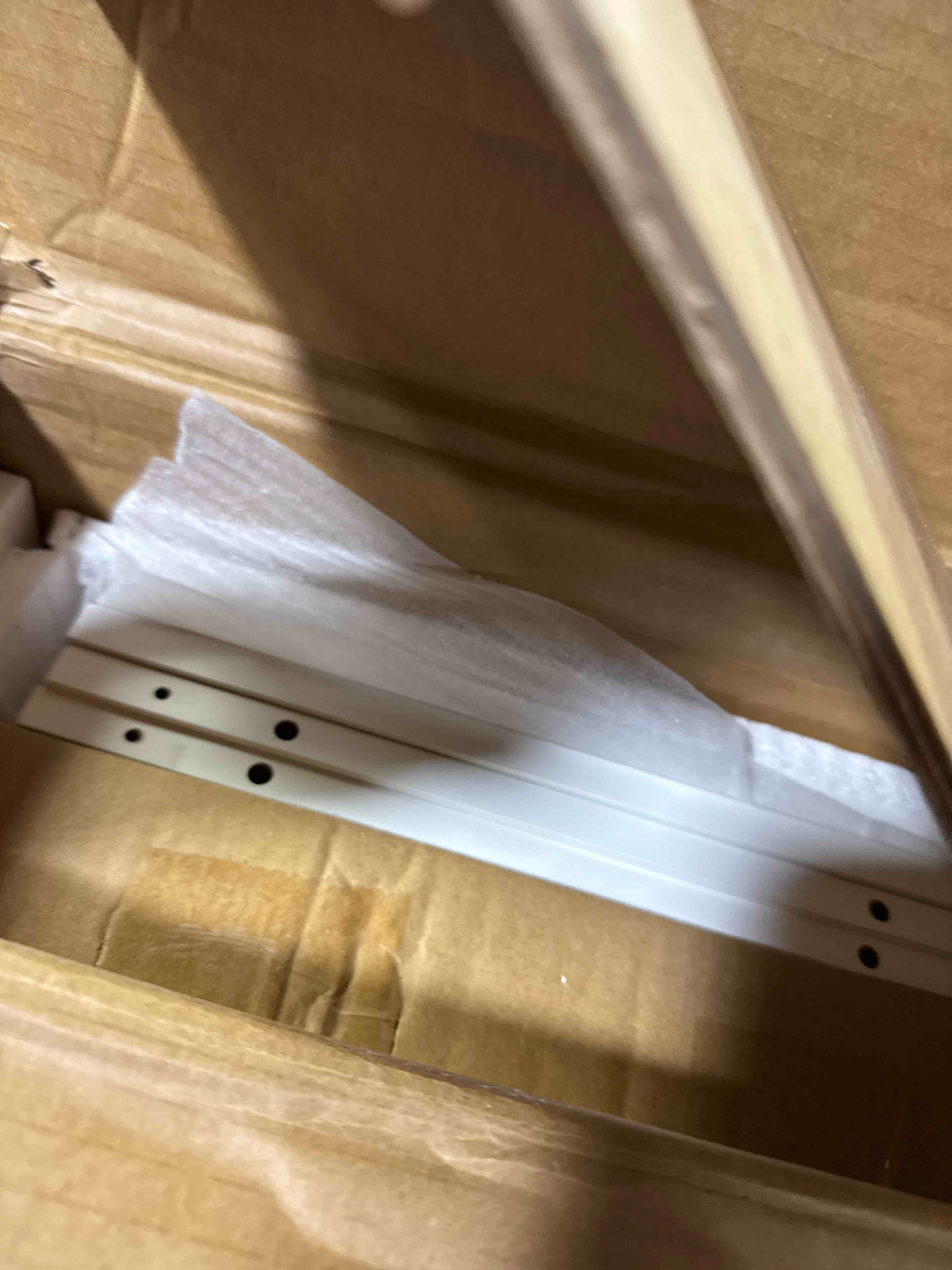 Condition photo showing New/Like New for Cubby Shelf Bookcase with Doors - Wooden 8 Cube Floor Standing Open Bookshelf with Solid Wood Legs, 2-Tier Low Storage Cabinet, Warm White