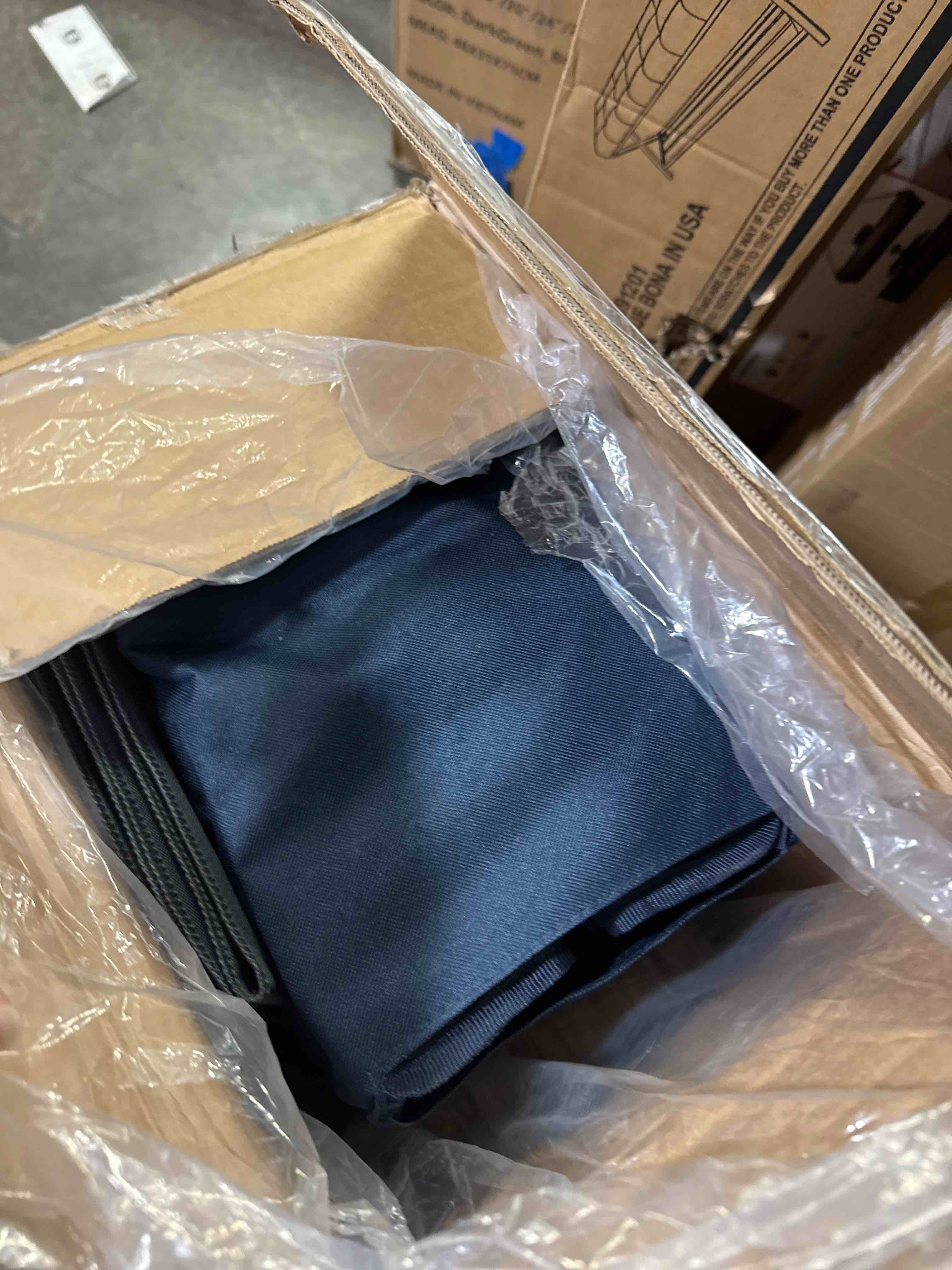 Condition photo showing New/Like New for Timber Ridge 51.2'' Extended Collapsible Wagons Carts Foldable, 500LBS Heavy Duty Sports Wagon with Adjustable Handle, 400L Capacity Portable Cart for Camping Shopping Blue