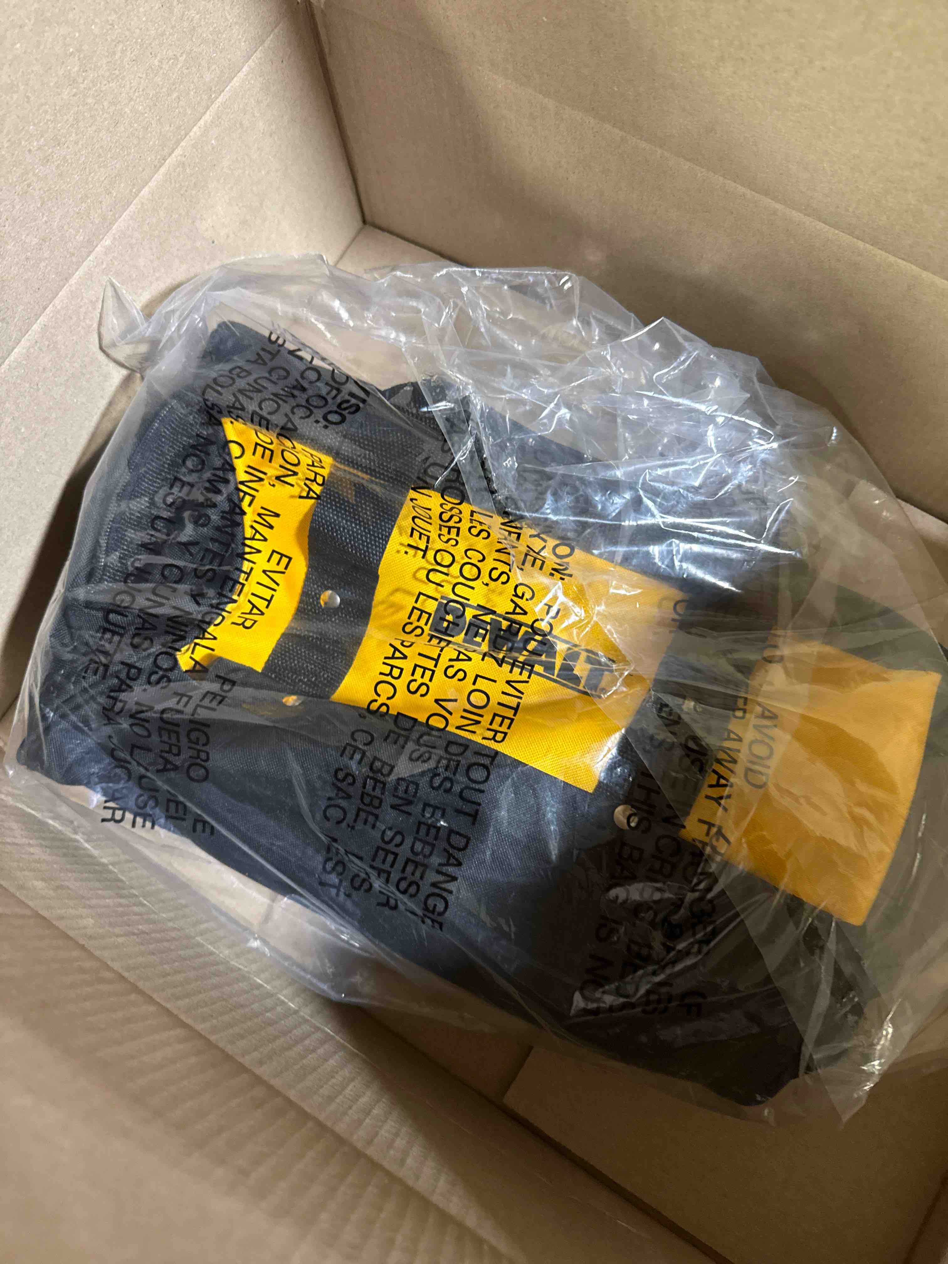 Condition photo showing New/Like New for Dewalt Heavy Duty Ballistic Contractor Tool Bag Nylon
