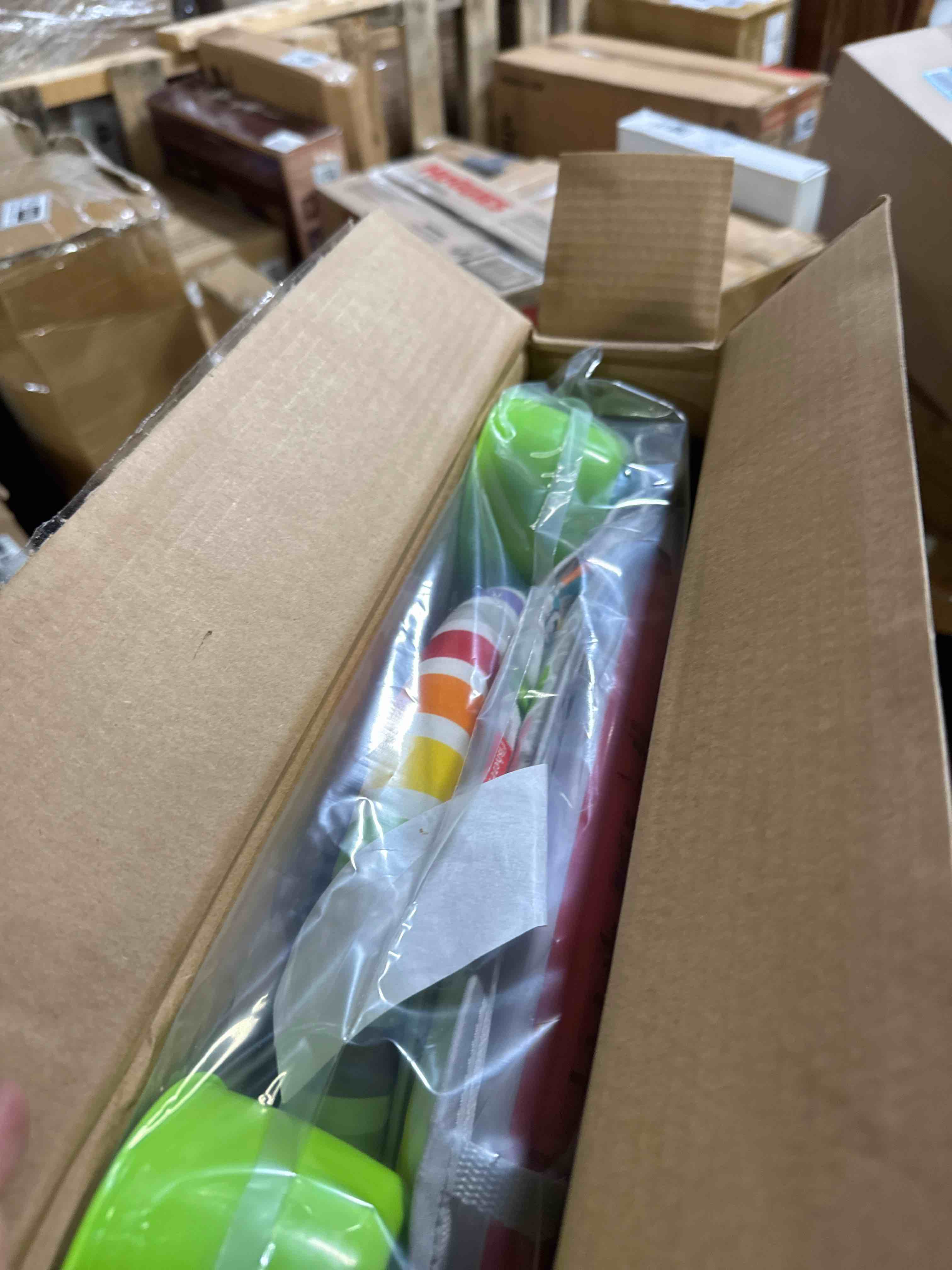 Condition photo showing New/Like New for Fisher-Price Baby Playmat Deluxe Kick & Play Piano Gym for Learning & 2 Maracas Soft Rattles for Newborn to Toddler Play Ages 0+ Months Green