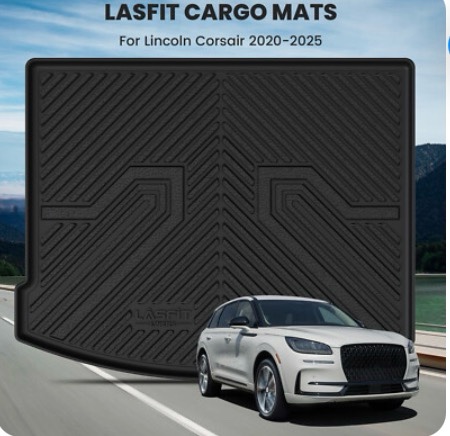 LASFIT Cargo Mat for Lincoln Corsair 2020-2025 Custom All Weather Trunk Liner