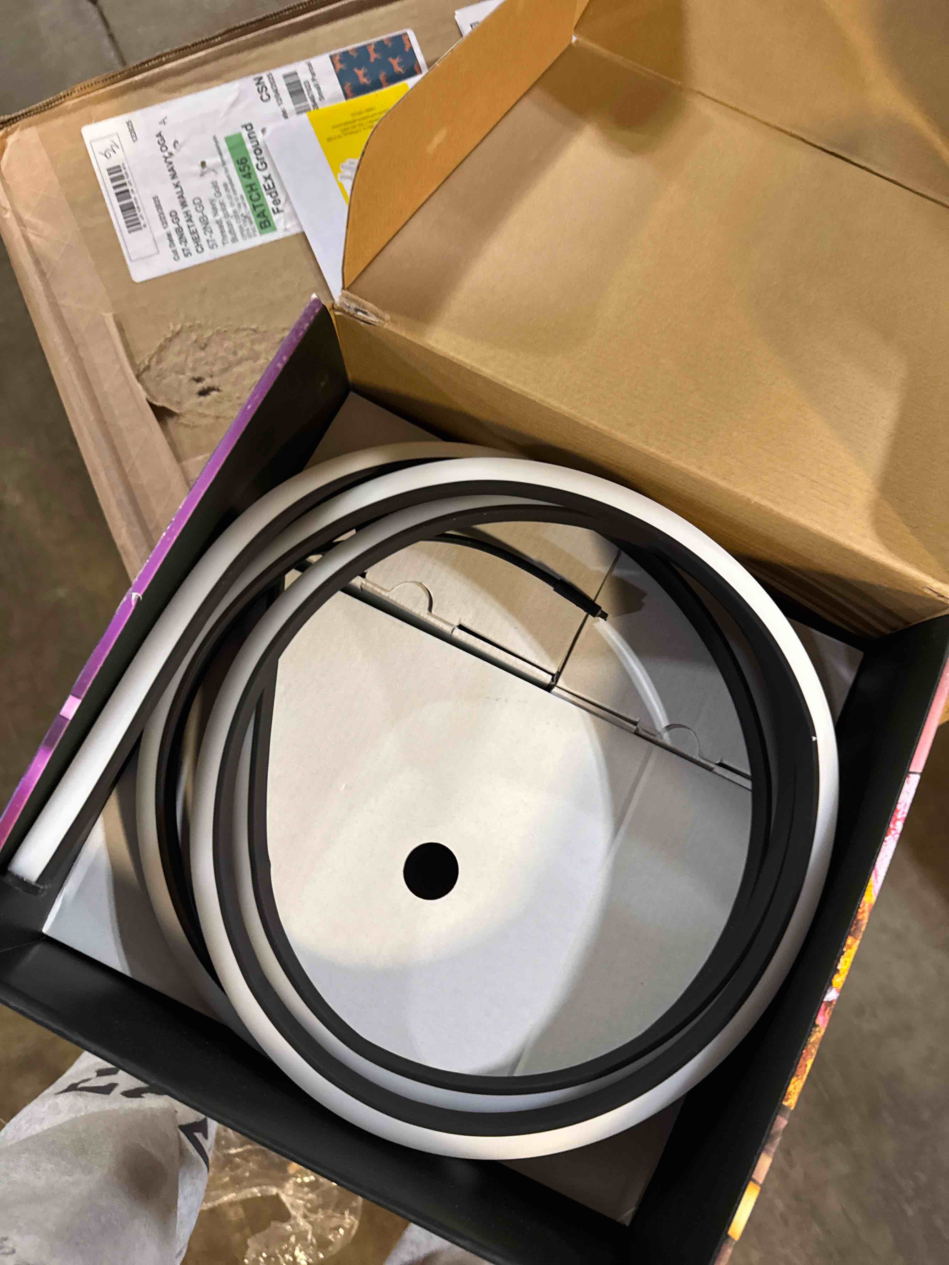 Condition photo showing Good Condition for Philips Hue Play Gradient 65" Smart TV Light Strip, Flowing Color-Changing LED Strip Lights, Multicolor TV Backlight Sync with Music and Gaming, Requires Bridge & Sync Box, Control with App and Voice