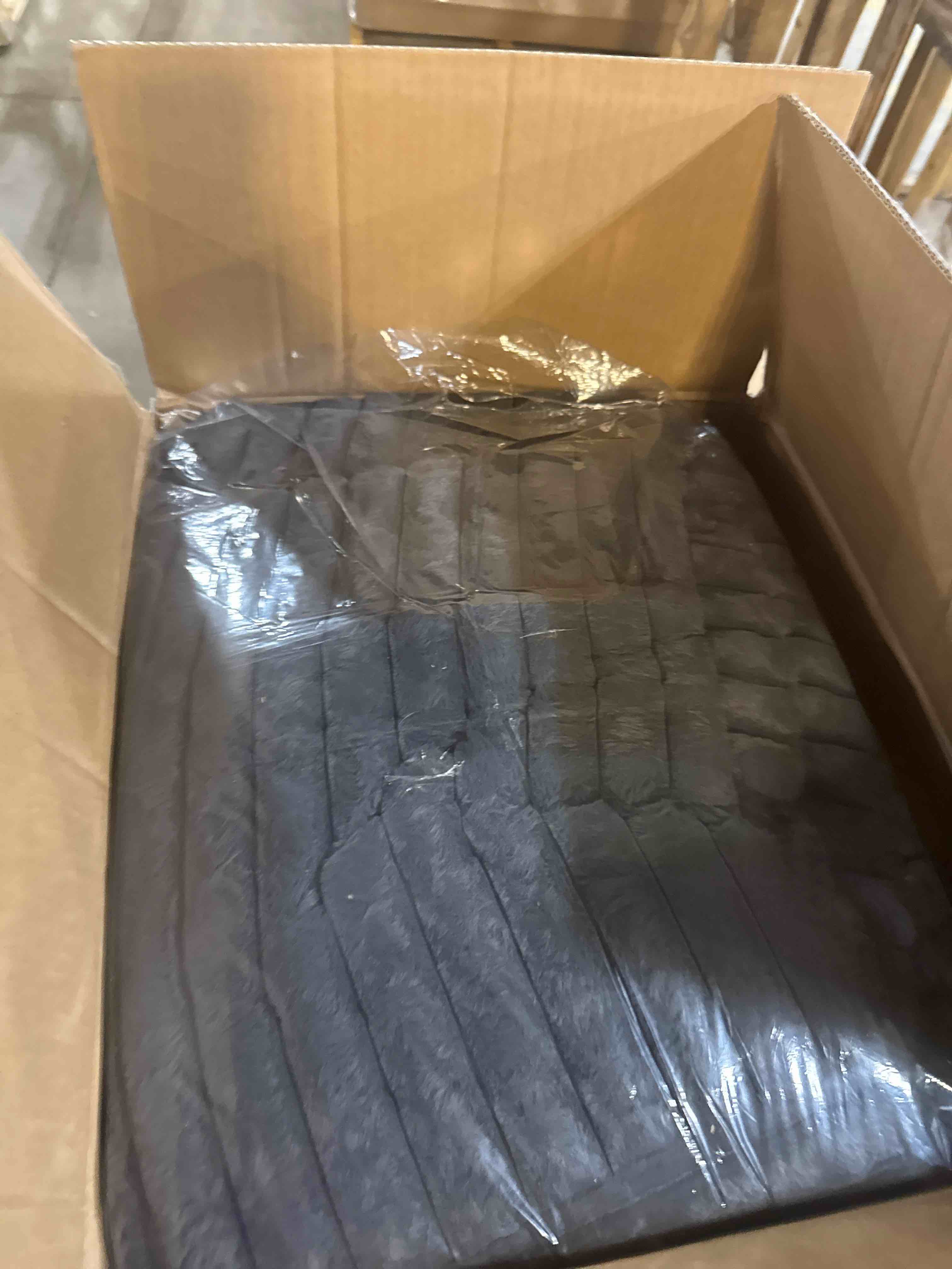 Condition photo showing New/Like New for Hobestluk 3 in 1 Bean Bag Chair Giant Bean Bag Chairs Convertible Bean Bag Floor Cushion with Machine Washable Cover, Beanbag Chairs for Adult (Dark Grey)