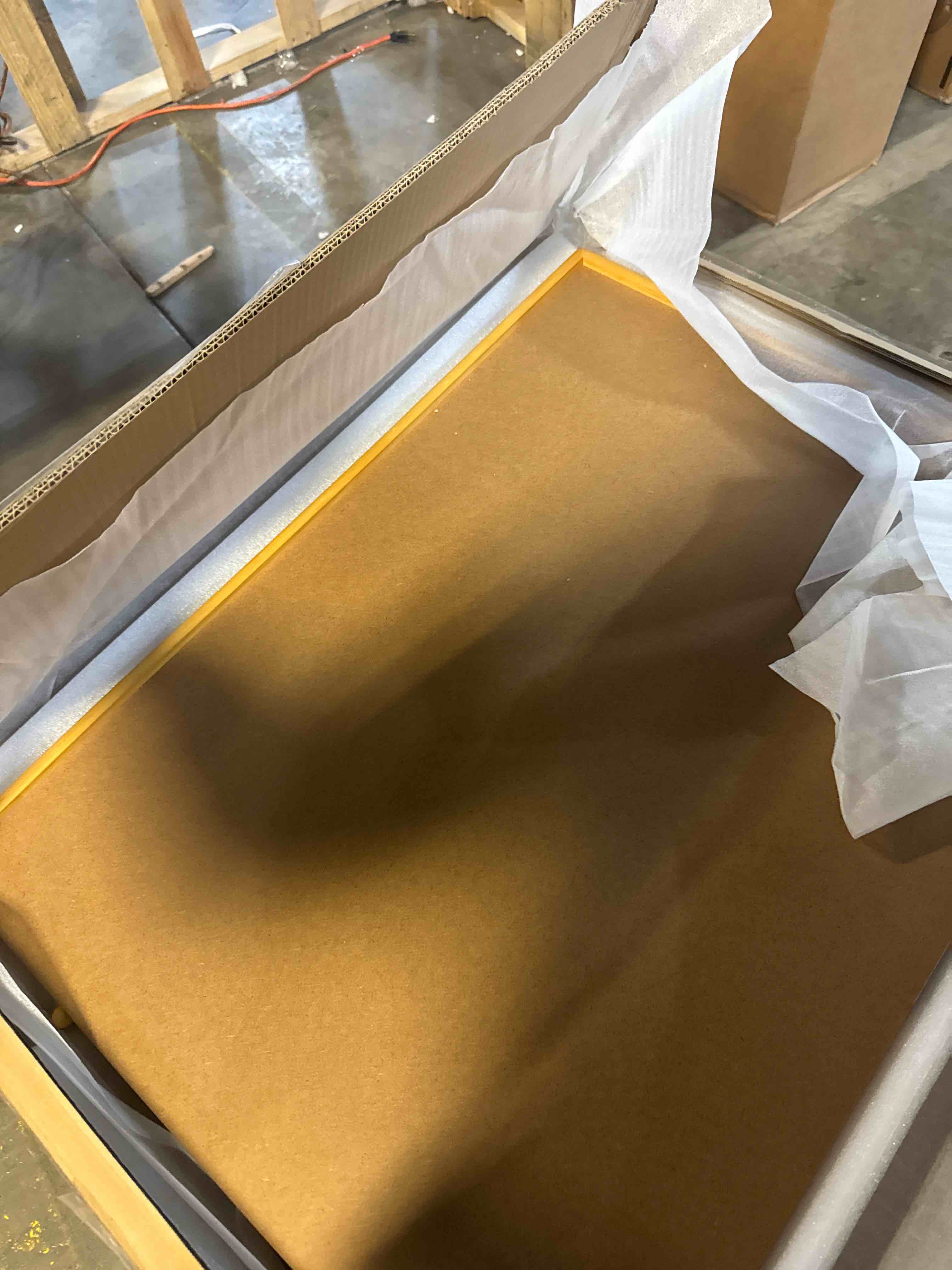 Condition photo showing New/Like New for Bits and Pieces Jigsaw Puzzle Board with Drawers Puzzle Board 1000 Pieces, 22 Inch x 30 Inch Wooden Tray Table with 4 Organizing Piece Sorting Trays, Portable, Easy Storage for Puzzles 1000 pc Plateau