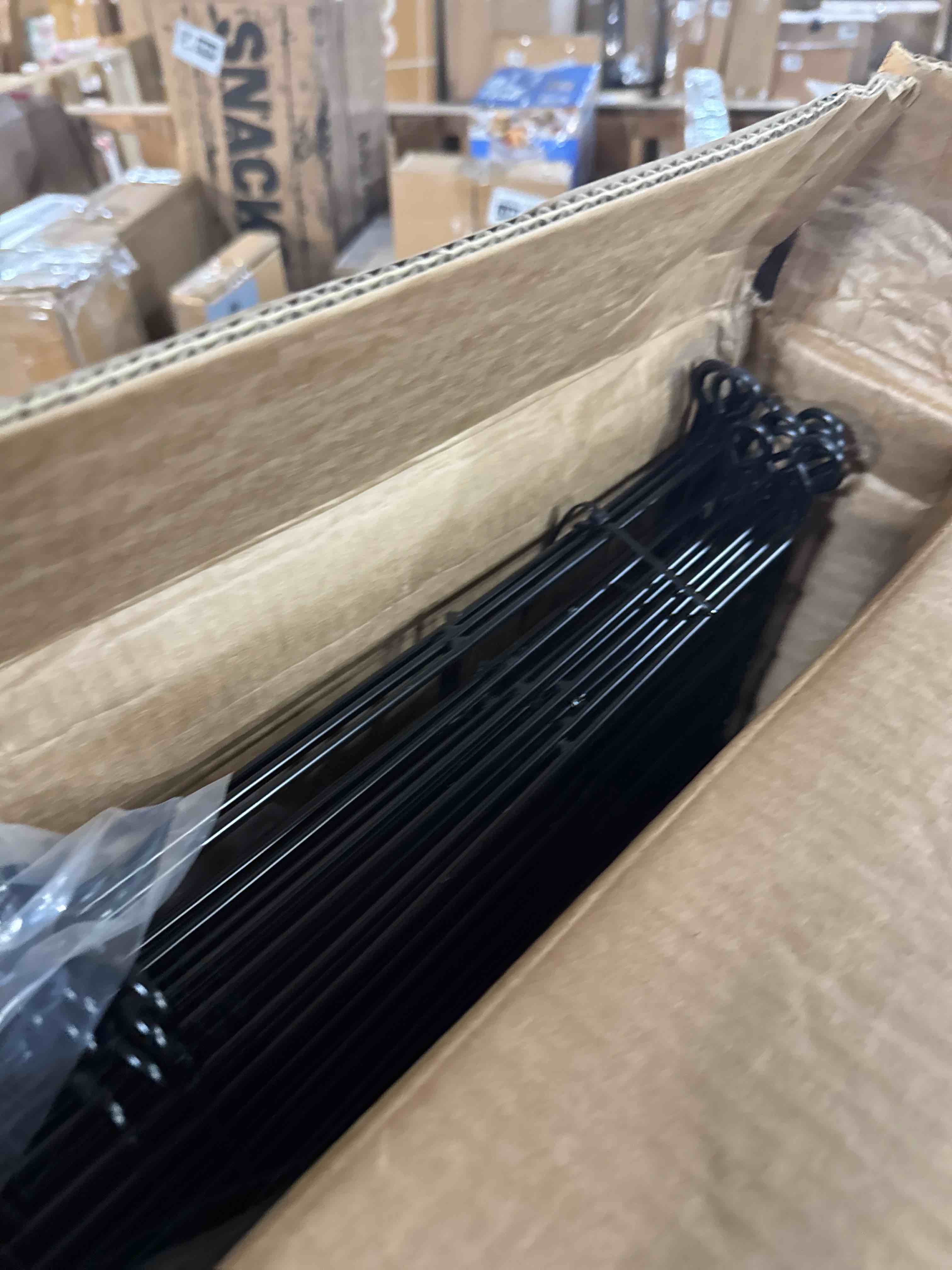 Condition photo showing New/Like New for 12 Panel No Dig Decorative Garden Fence with Gate - 42in H x 25.55ft L, Tall Animal Barrier for Dogs Rabbits, Rustproof Metal Wire Panels for Yard, Patio, and Outdoor Border Use 12 Pack with Gate-42 in(H) x 25.55 ft(L)