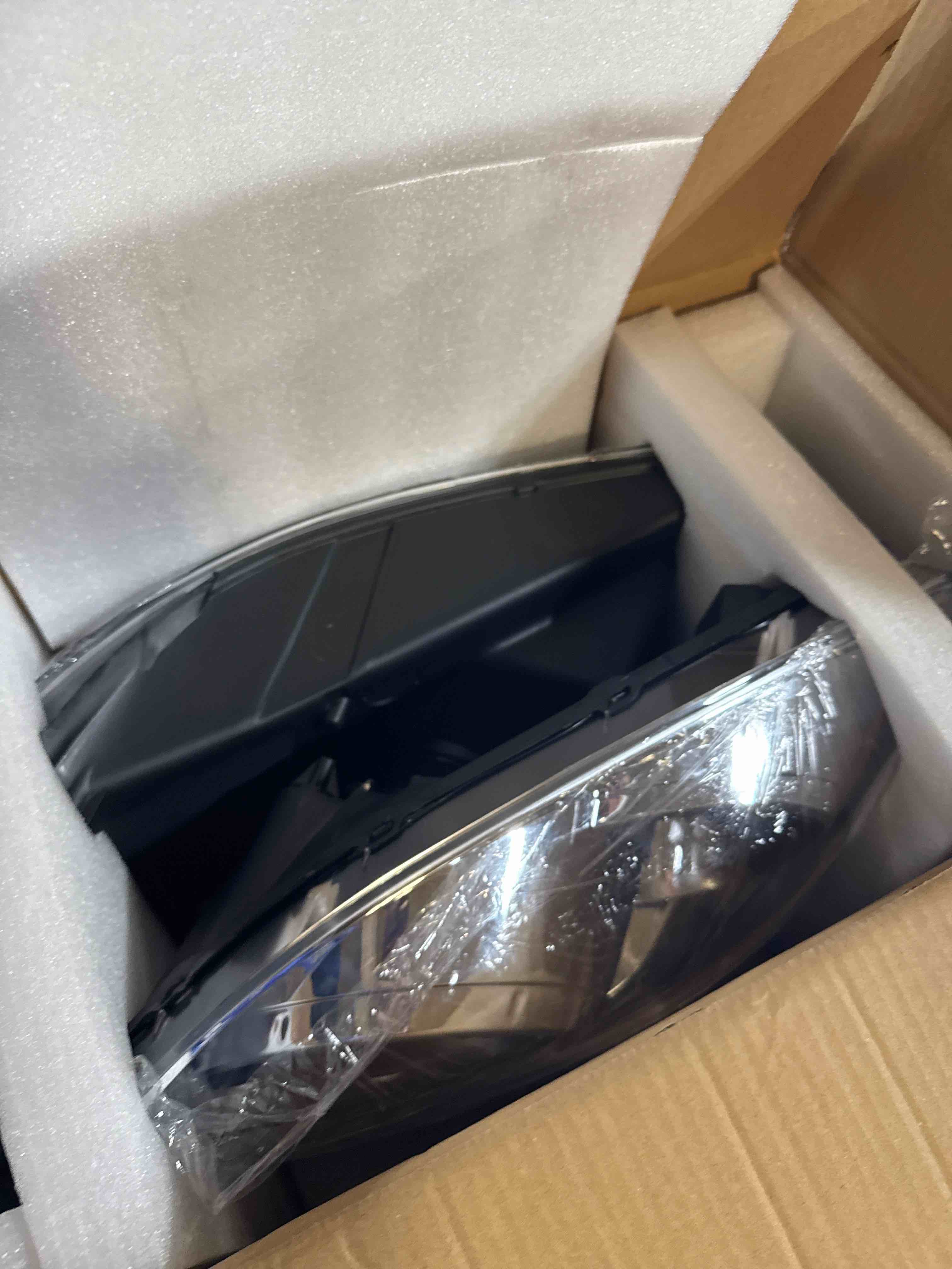 Condition photo showing New/Like New for AS Headlight Assembly Compatible with 2006 2007 2008 Dodge Ram 1500/2006-2009 Dodge Ram 2500 3500 Chrome Housing Amber Reflector Driver Passenger Side 2006 2007 2008/2006-2009/2006-2009 Dodge Ram 1500 2500 3500 Chrome