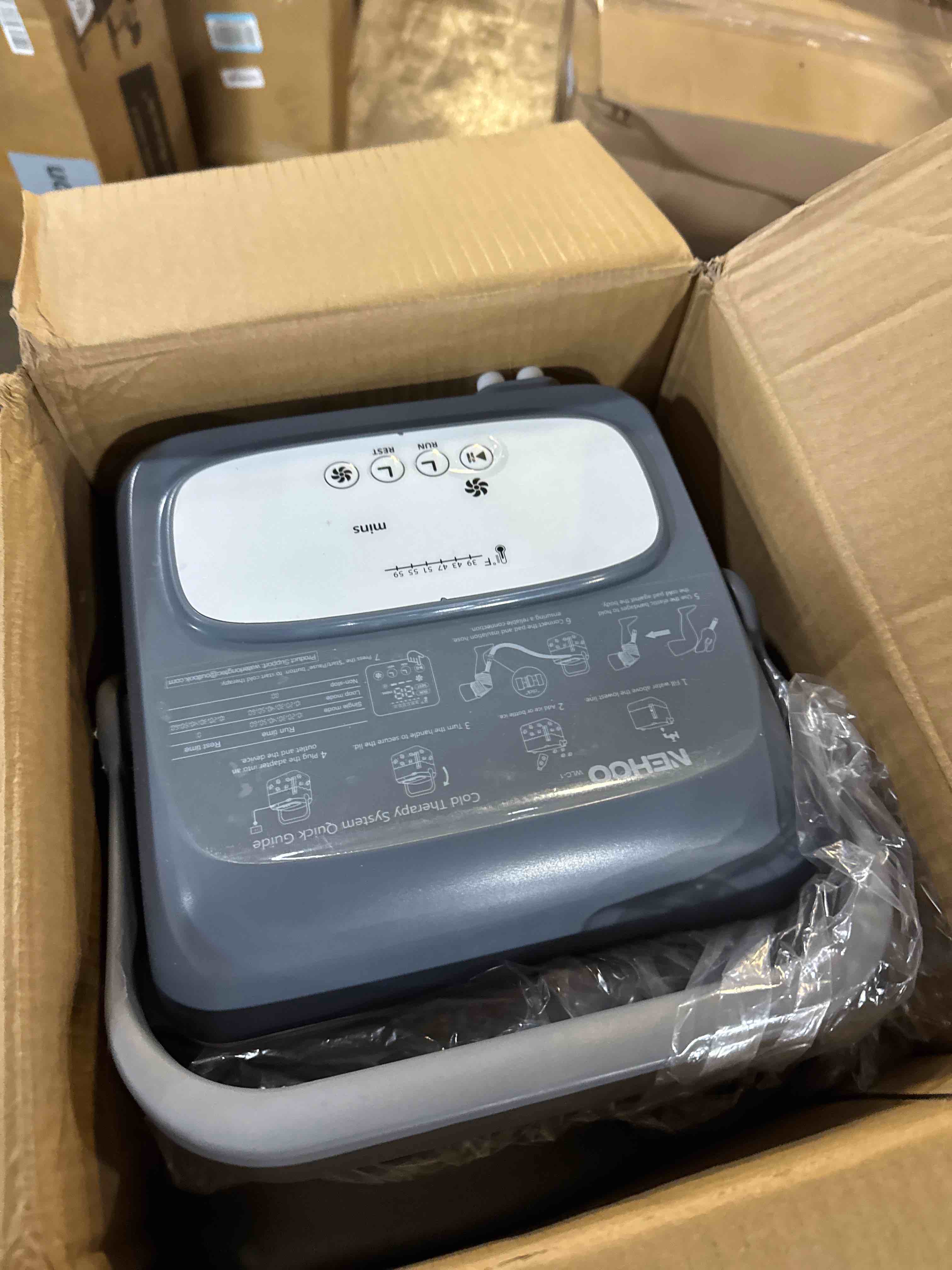 Condition photo showing Good Condition for Cold Therapy System, Programable Ice Therapy Machine, Post-Surgery Continuous Cryotherapy Cold Pack, Universal Pad for Knee, Ankle, Cervical, Back and Leg