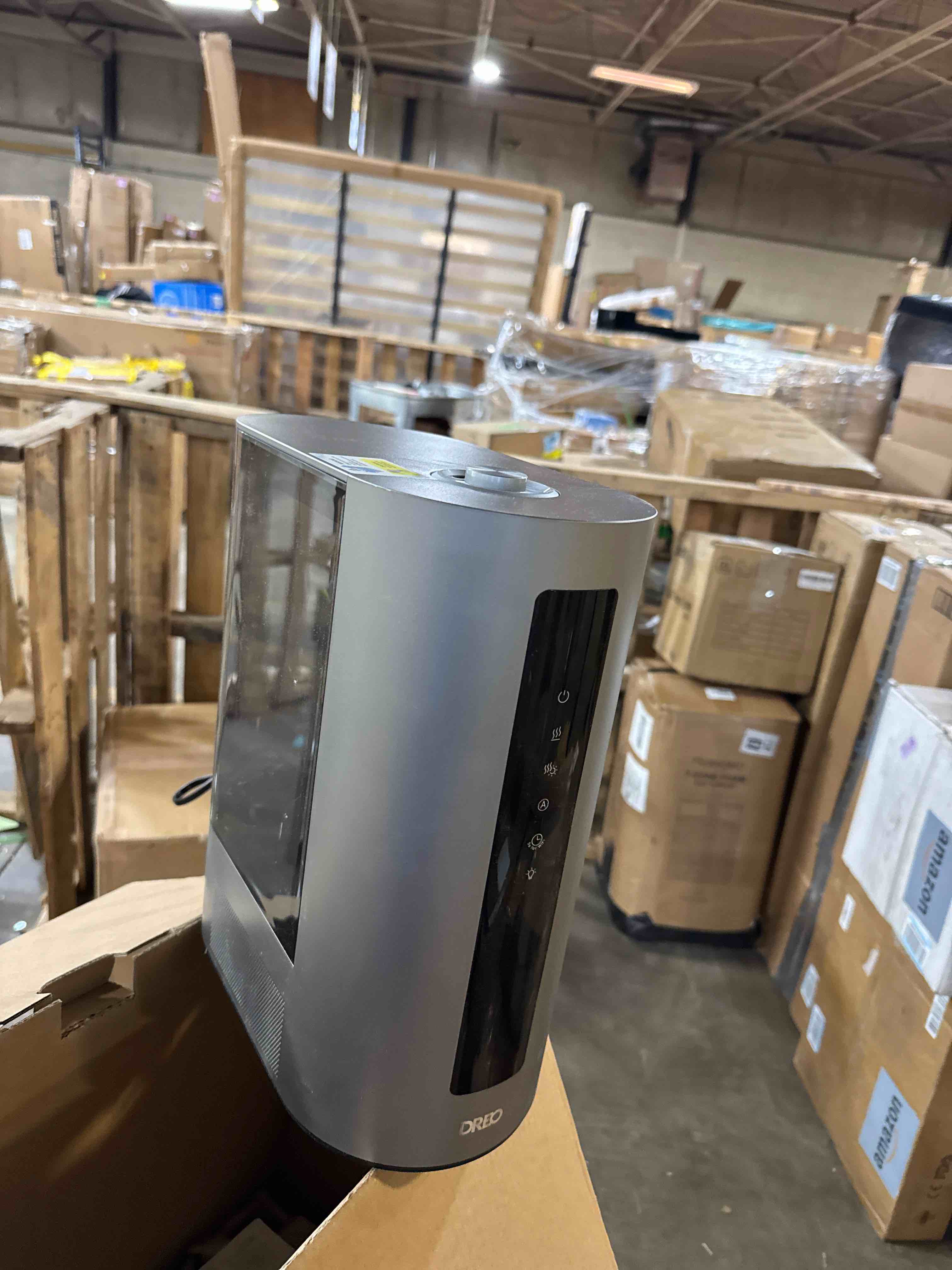 Condition photo showing Good Condition for DREO 6L Humidifiers for Bedroom, Smart Warm & Cool Mist for Large Room, 60Hr Quiet Runtime for Baby, Plant, Humidity Sensor, Indicator Light, 12H Timer, Google/Alexa, HM713S Silver