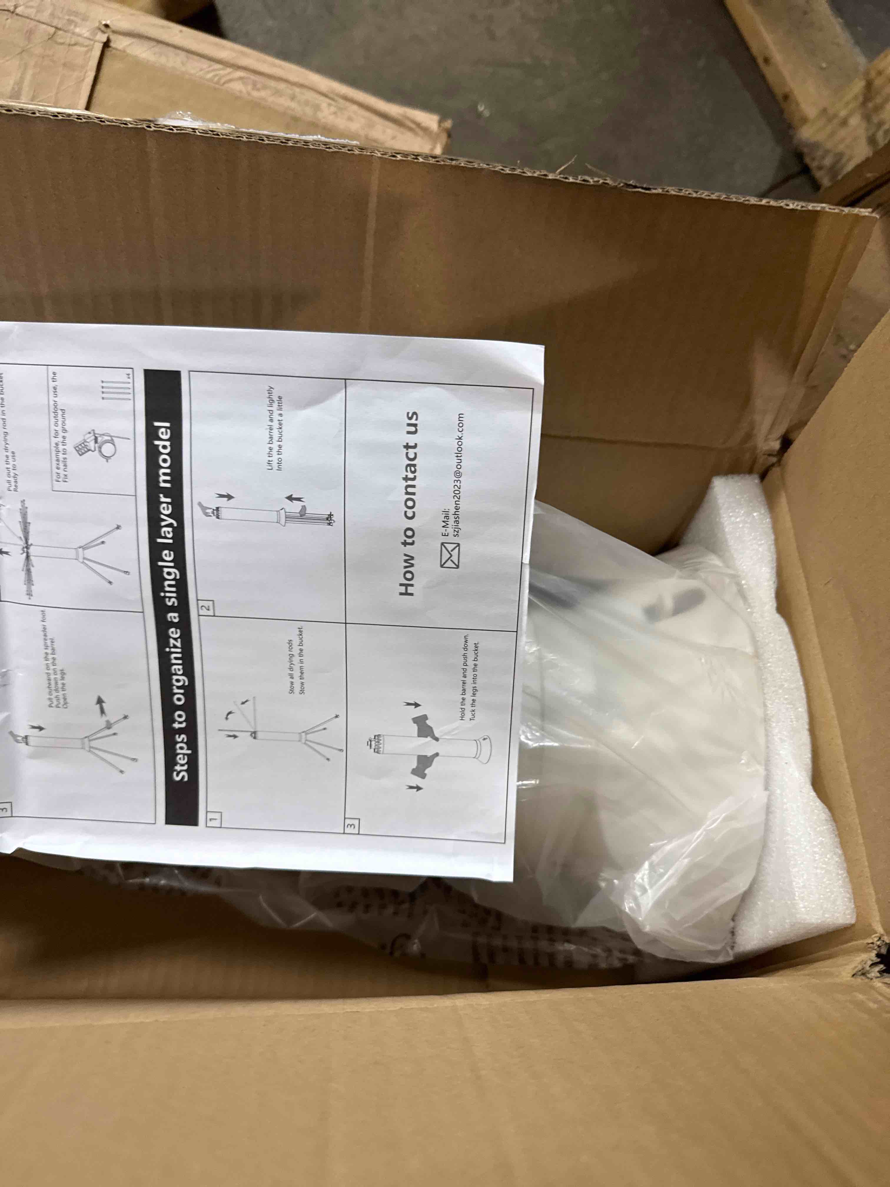 Condition photo showing New/Like New for CDQL Tripod Clothes Drying Rack,Portable and Foldable Laundry Drying Rack,Space Saving Cylinder Floor Laundry Stand for Indoor Outdoor (Upgraded Version 01)