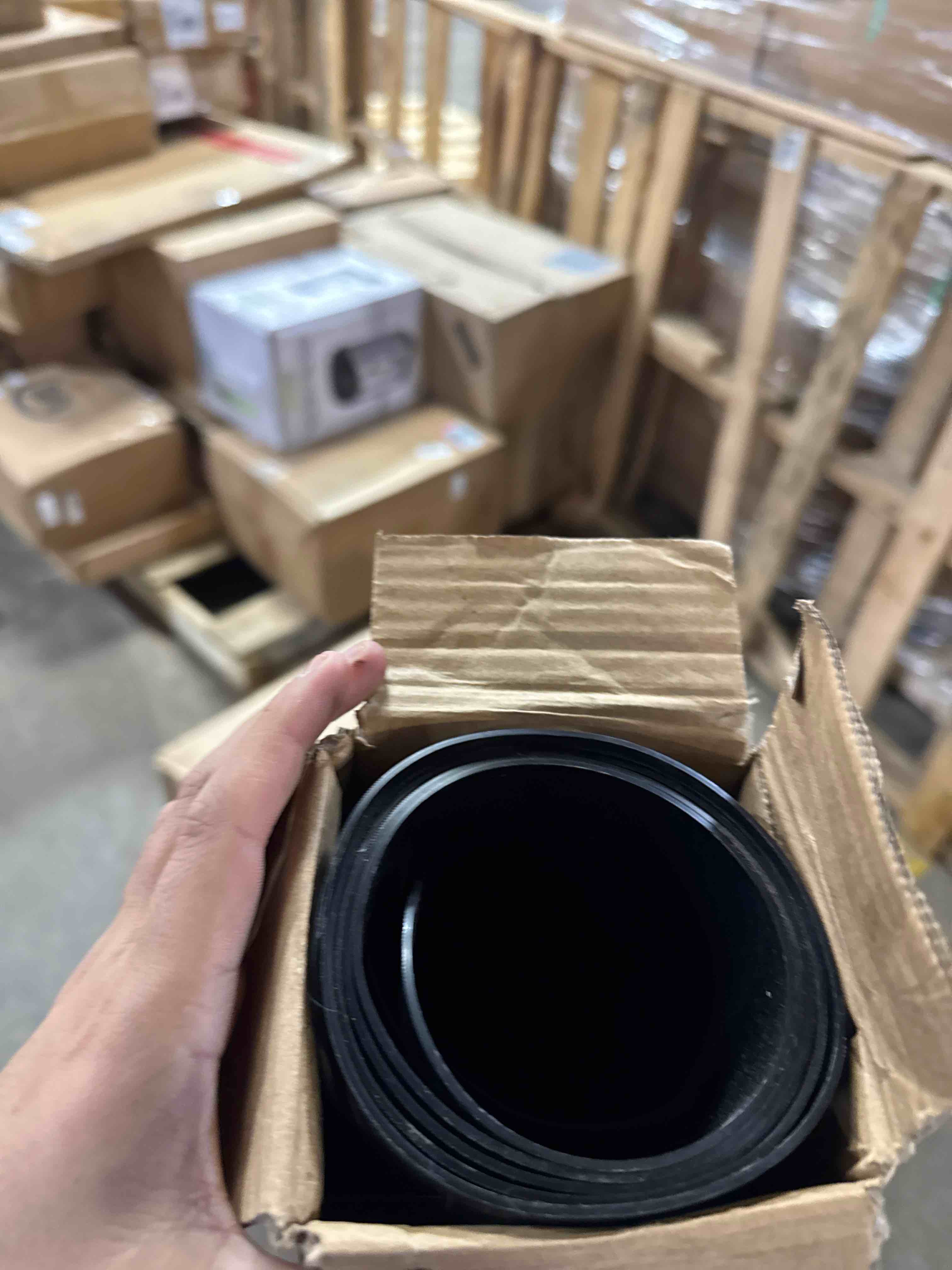 Condition photo showing New/Like New for BesWin Office Chair Mat for Hard Floors, 48" x 60" Heavy Duty Large Computer Desk Chair Mats for Hardwood Floor, Anti-Slip Under Chair Floor Protector Mat for Home Office, Gaming - Black 48" x 60" for Hard Floors