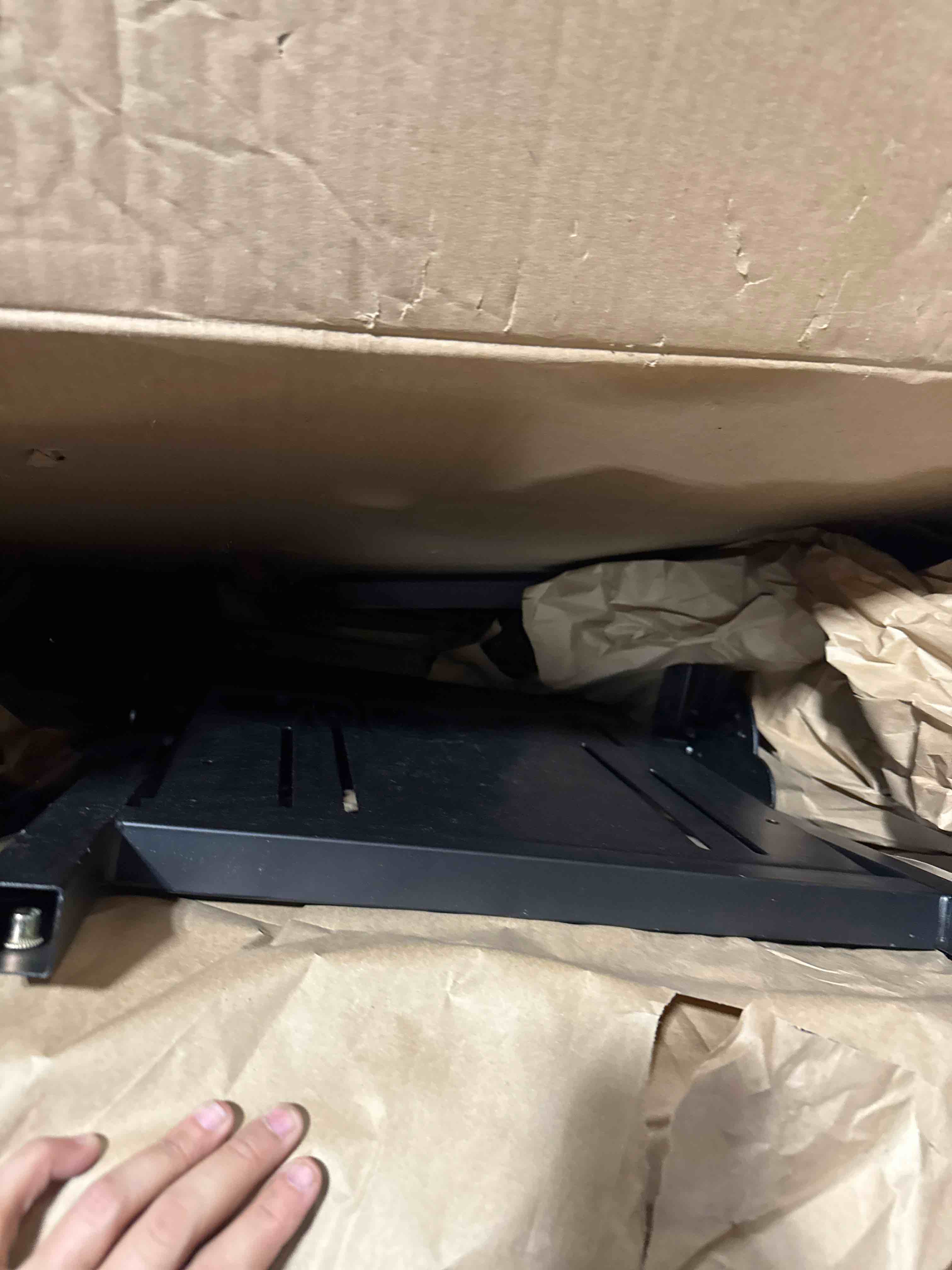 Condition photo showing As Is for Racing Wheel Stand?Height Adjustable Steering Wheel Stand Racing Simulator Cockpit for Logitech G920 G29 G923 G27 G25, Thrustmaster T300RS TX F458 T500RS T150 Xbox PS4 PS5 PC