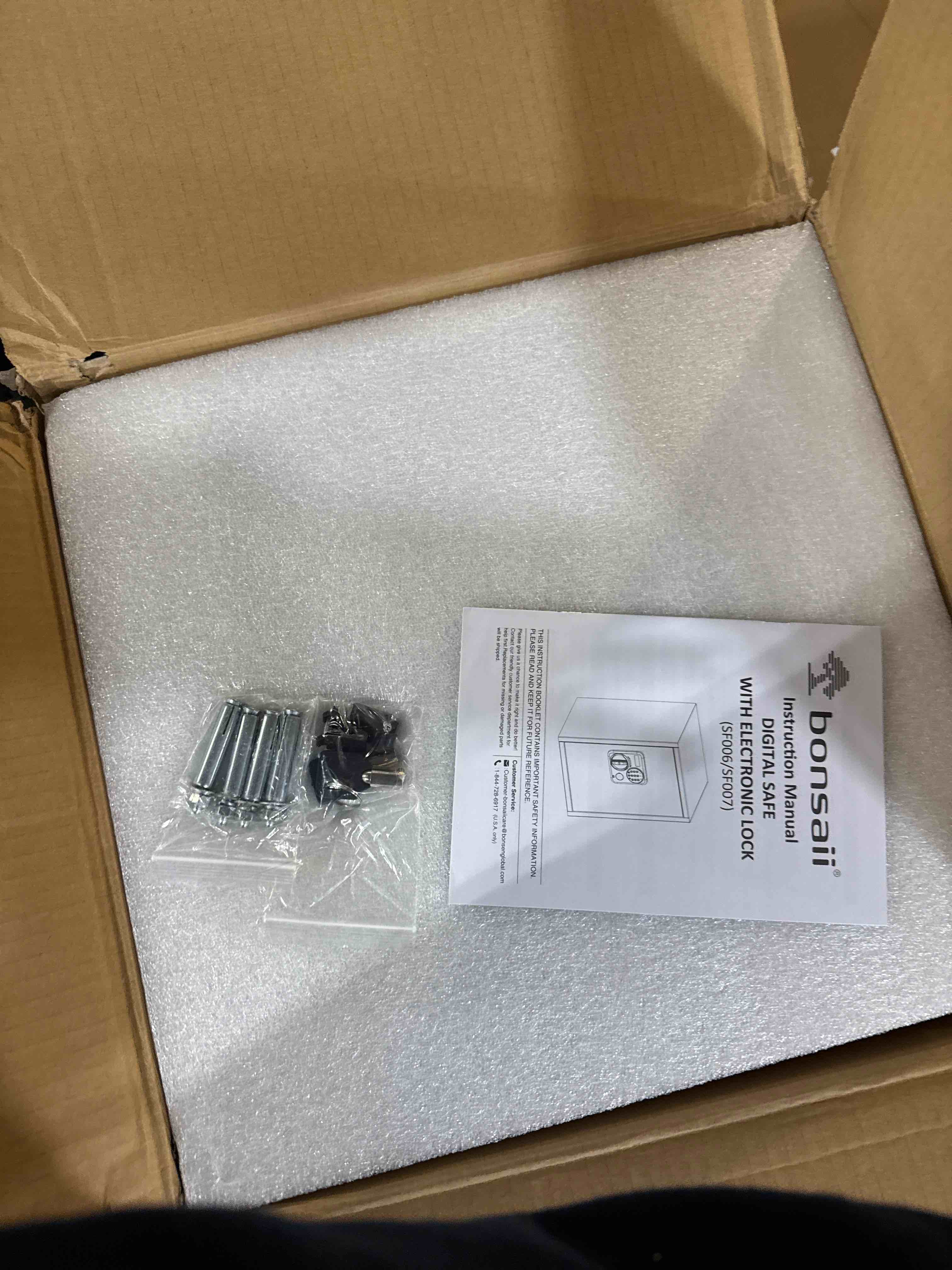 Condition photo showing New/Like New for Bonsaii Large Safe Box 2.5 Cubic Feet for Home Security with Electronic Keypad and Removable Shelf, Document Safe for Home, Money, Cash, Jewelry, 15.7"W x 15"D x 21.7"H 2.5 cu.ft.