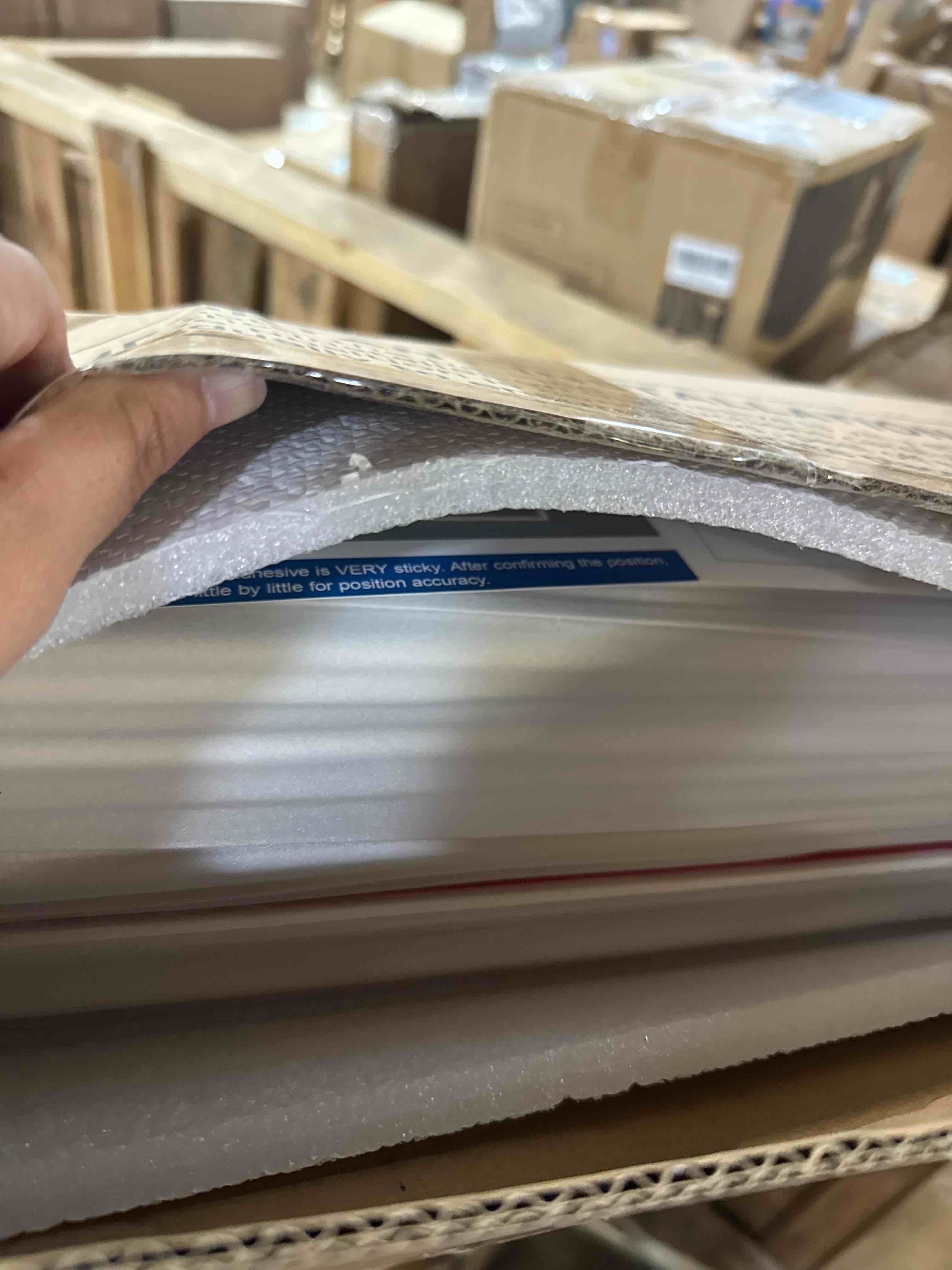 Condition photo showing New/Like New for NeatiEase 4 Set Peel and Stick Wall Molding Trim Kit, 16" x20" Premade Wainscoting Panels, Self Adhesive Moulding Panel for Interior Walls Picture Frame 16"x20" 4-Frame, White