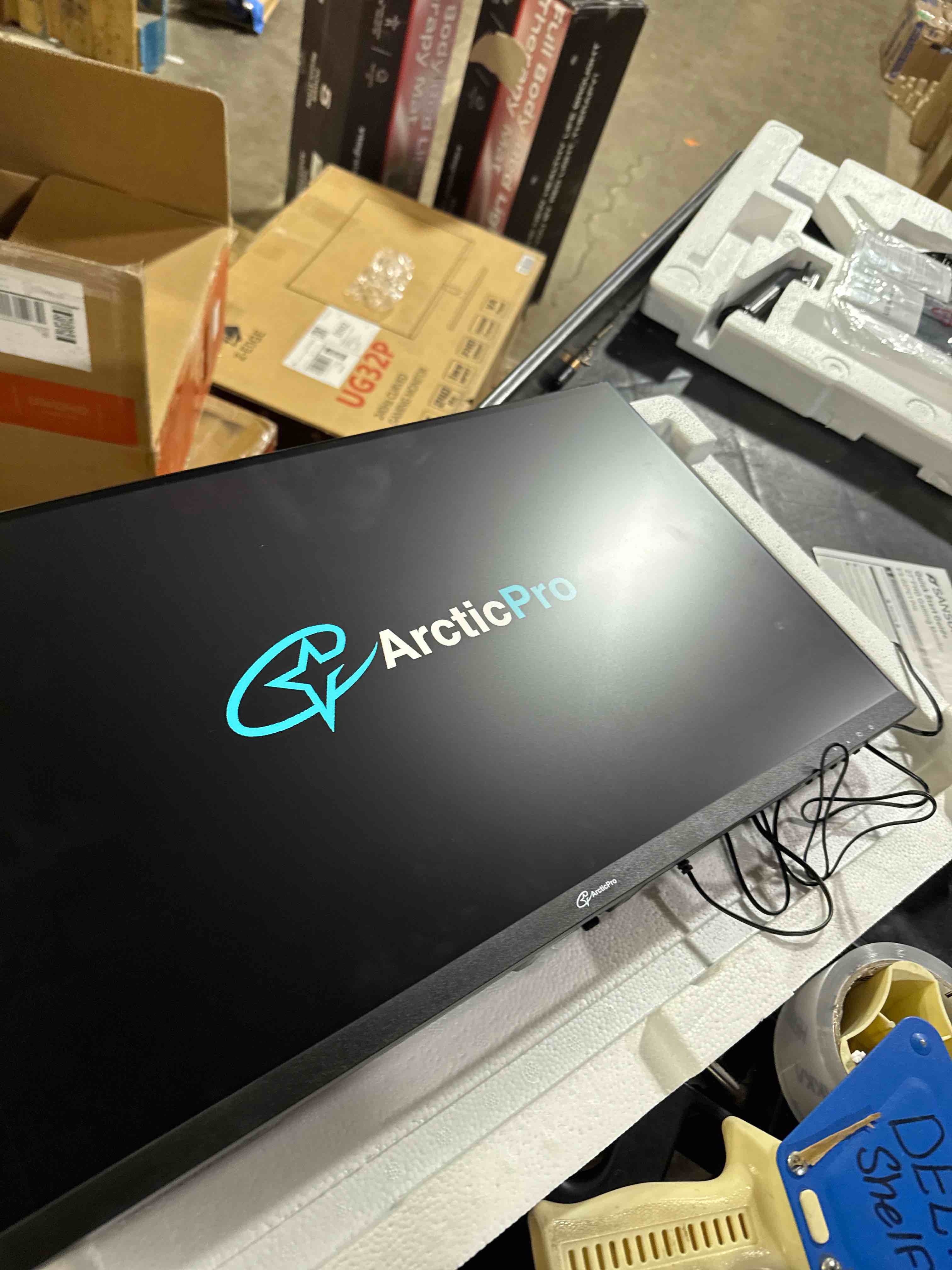 Condition photo showing Good Condition for ArcticPro 24inch Computer Monitor, FHD 1080p, 144Hz Office and Gaming Monitor, IPS, Adaptive Sync, 110% sRGB, 1ms, 3-Sided Frameless, Ultra Slim, VESA Mountable, Anti-Blue Light Design, HDMI, DP 24 inch 24" 144Hz FHD IPS