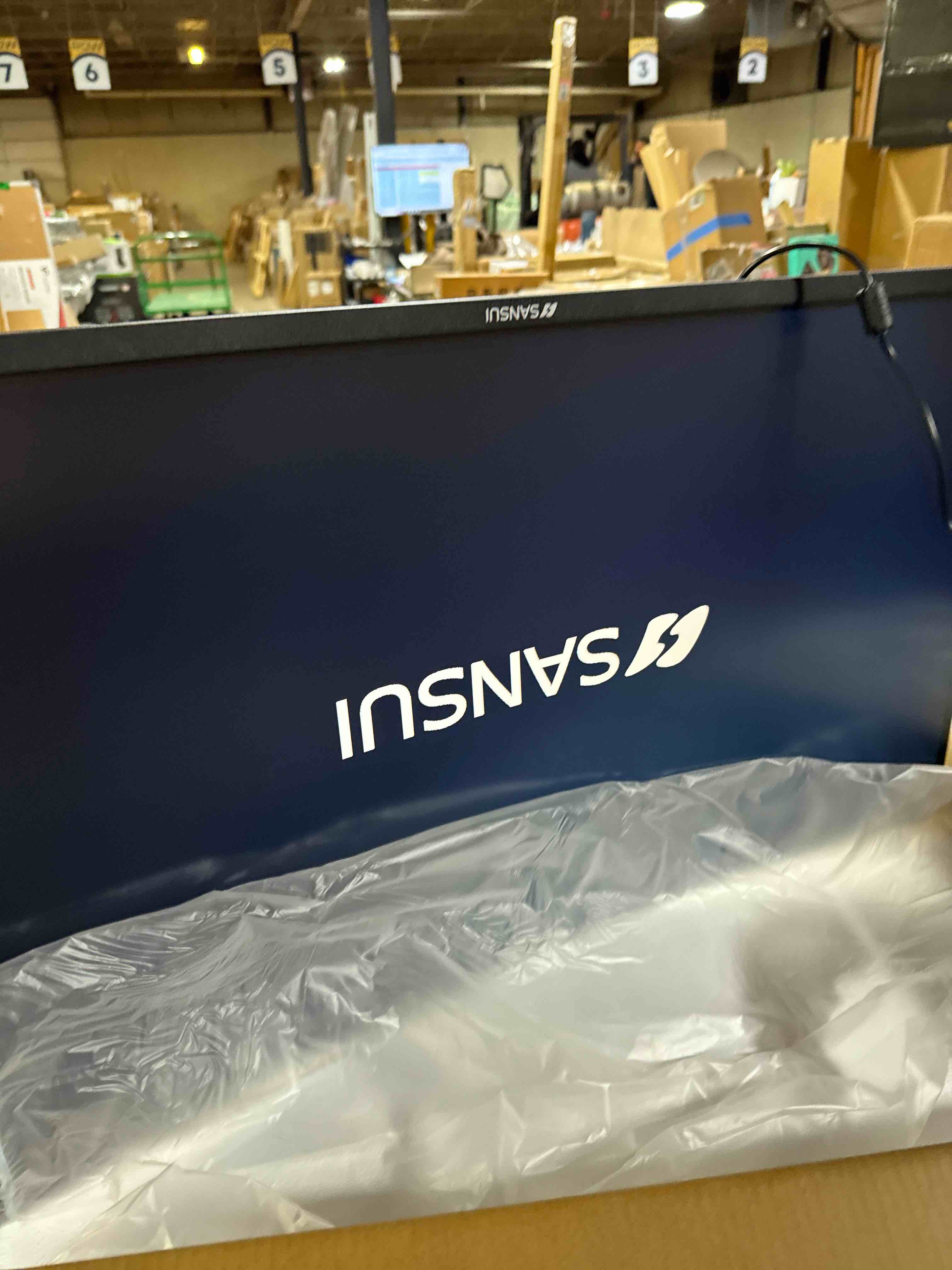 Condition photo showing New/Like New for SANSUI 32 Inch Curved 240Hz Gaming Monitor High Refresh Rate, FHD 1080P Gaming PC Monitor HDMI DP1.4, Curved 1500R, 1Ms MPRT, HDR,Metal Stand,VESA Compatible(DP Cable Incl.) 32 Inch 240Hz Curved Gaming FHD
