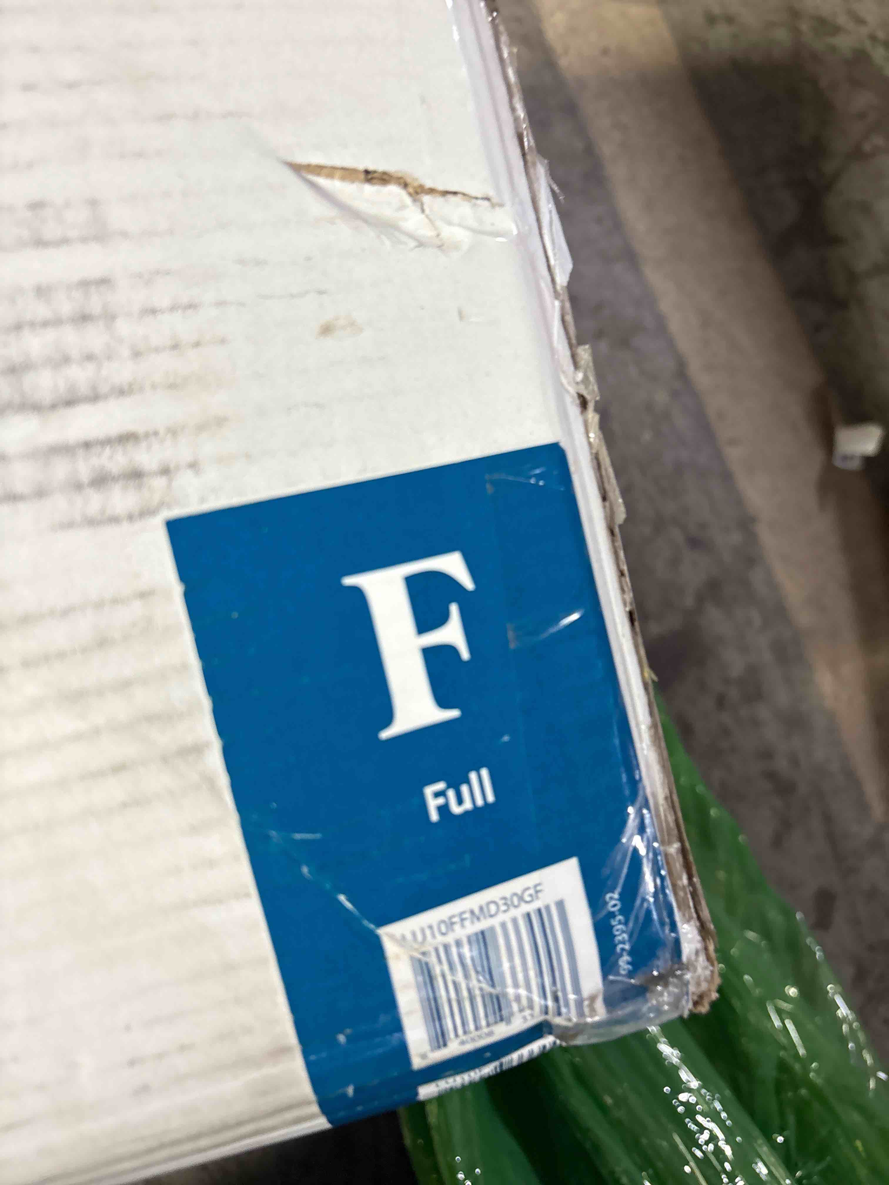 Condition photo showing New/Like New for Lucid 10 Inch Memory Foam Mattress - Medium Feel - Infused with Refreshing Bamboo Charcoal and Cooling Gel - Bed in a Box - Temperature Regulating - Pressure Relief - Breathable - Full Size Full 10" Medium