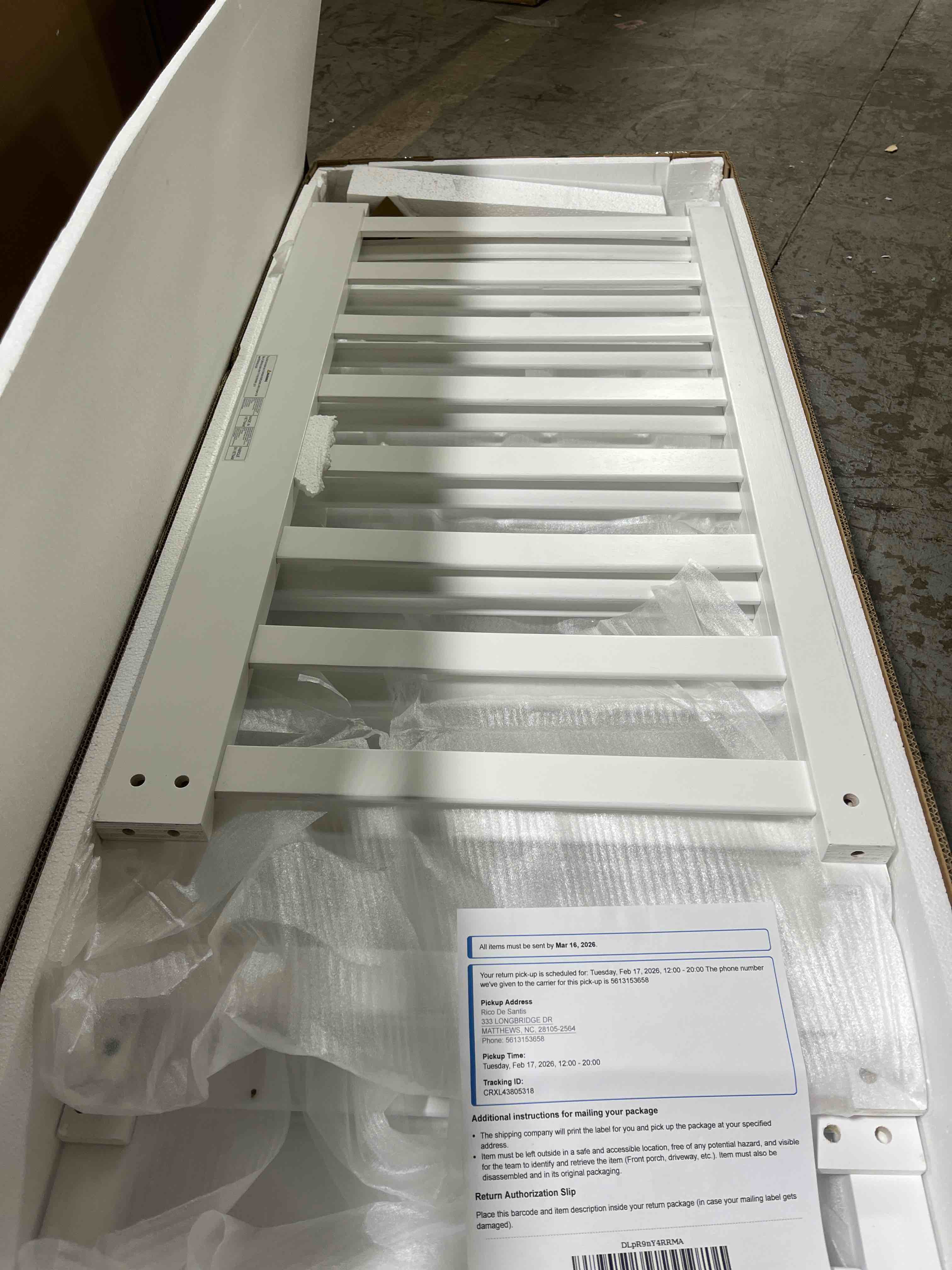 Condition photo showing Good Condition for Bellemave Montessori Floor Bed Frame with High Fence and Door, Full Floor Bed for Kids, Girls & Boys, Easy Assemble Montessori Beds Full Size, White