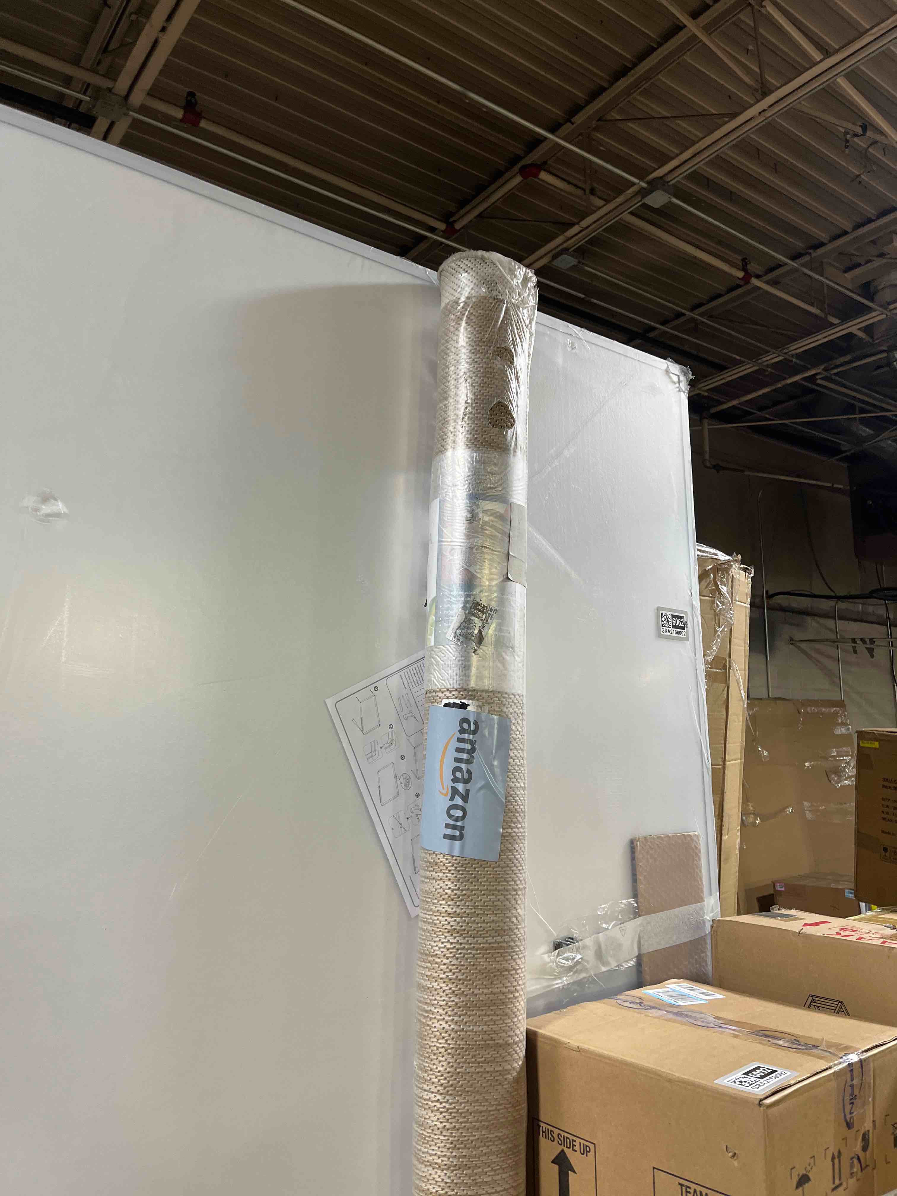 Condition photo showing New/Like New for LR Home 8x10 Indoor/Outdoor Area Rug for Home Decor | Tropical Flamingo Large Size Carpet for Living Room, Bedroom, Playroom, Patio, Garden | Modern Farmhouse Rug | Beige/Tan