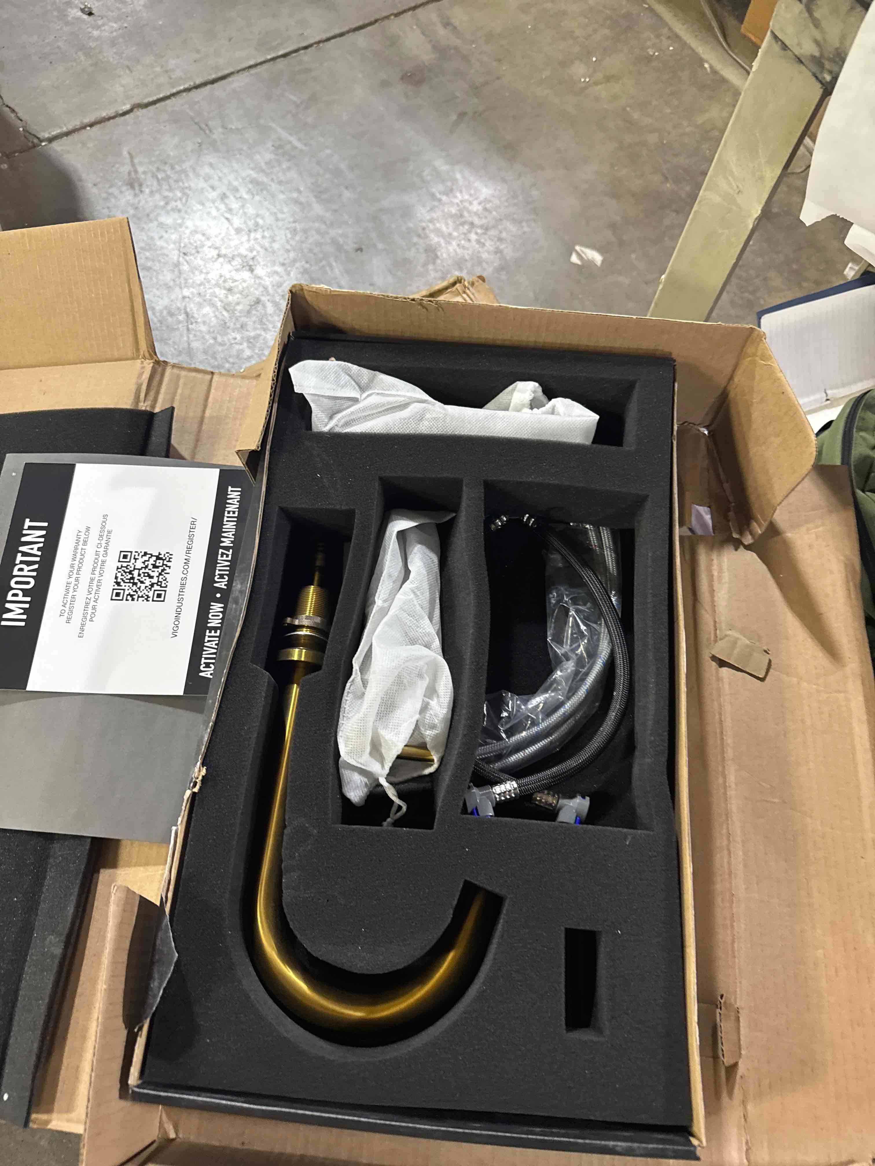 Condition photo showing Good Condition for Jewel 9 in H 2 - Handle High - Arc Widespread Bathroom Faucet with Cross Handles
