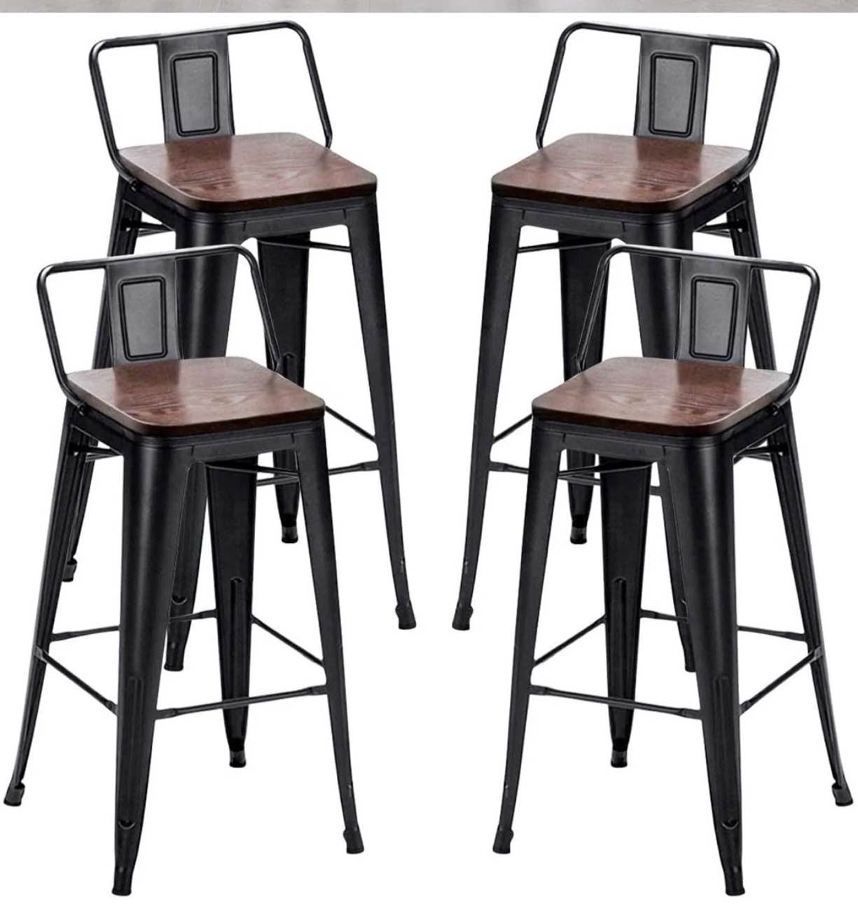 Saleh Bar & Counter Stool ( Set of 4)