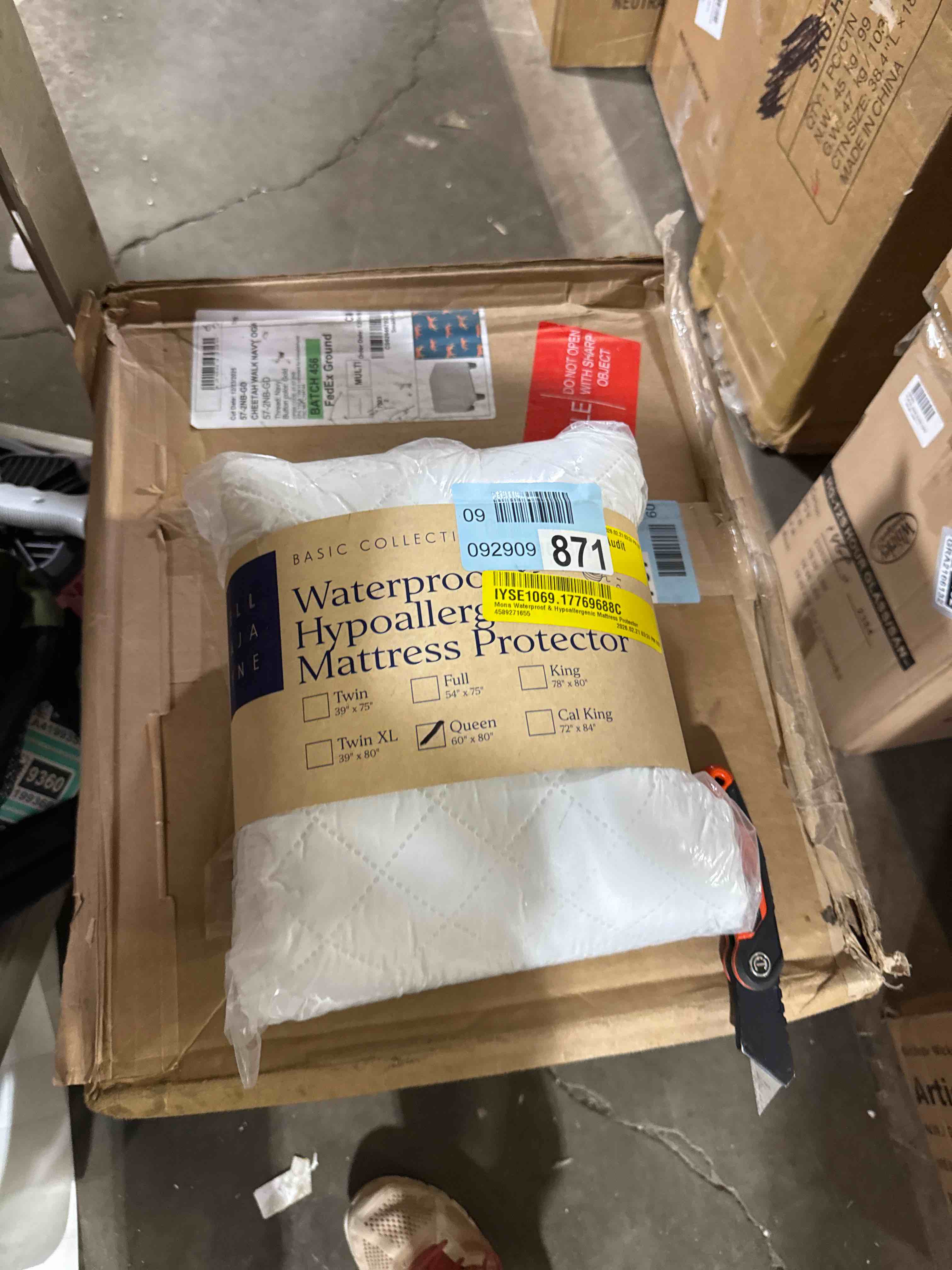 Condition photo showing New/Like New for Ella Jayne Waterproof Mattress Pad - Queen