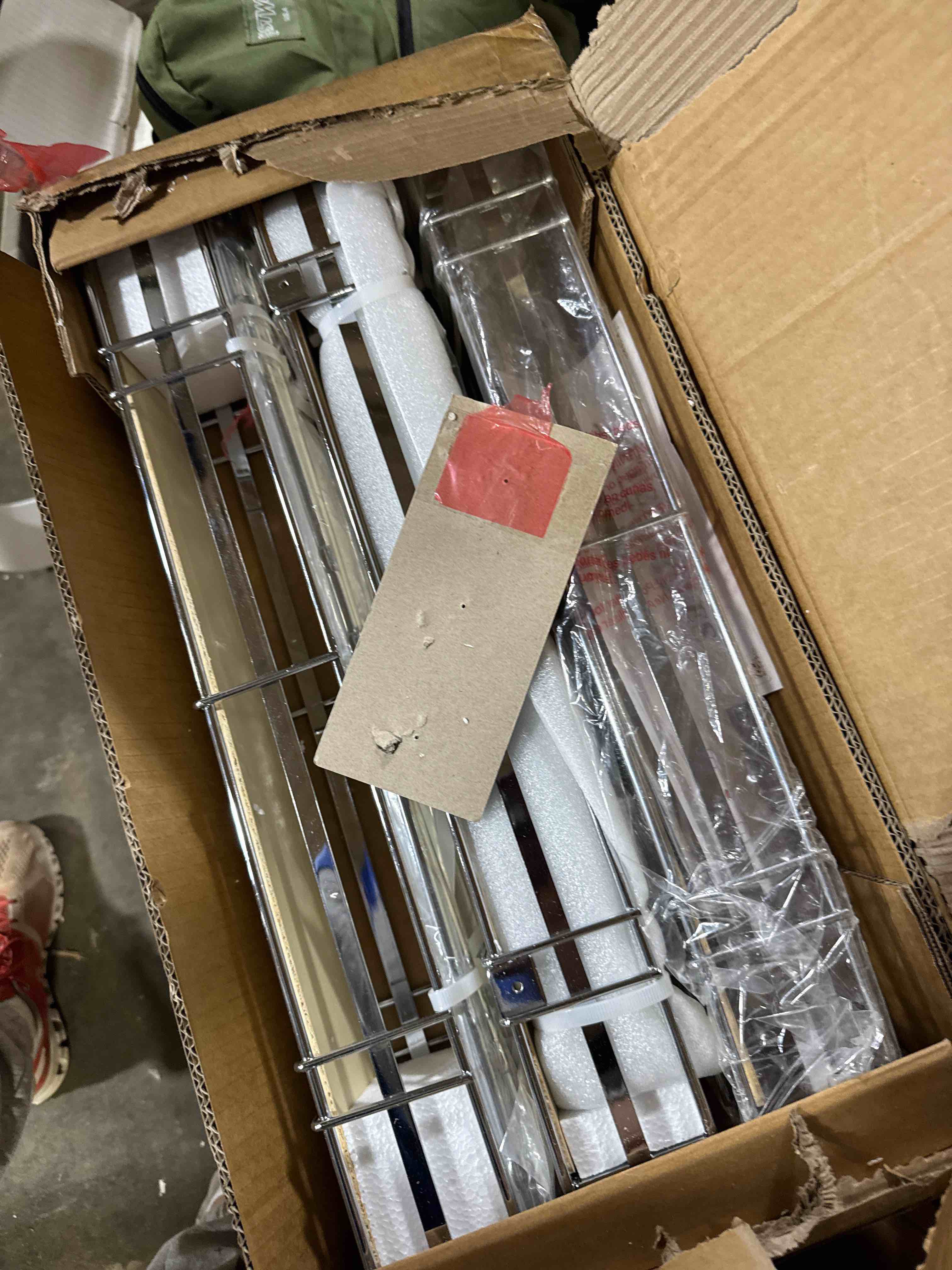 Condition photo showing New/Like New for Pull Out Spice Rack Cabinet Organizer 6" W x 20½" D, 3 Tier Heavy Duty Slide Out Wood Shelf for Narrow Cabinet, Pull Out Storage for Kitchen