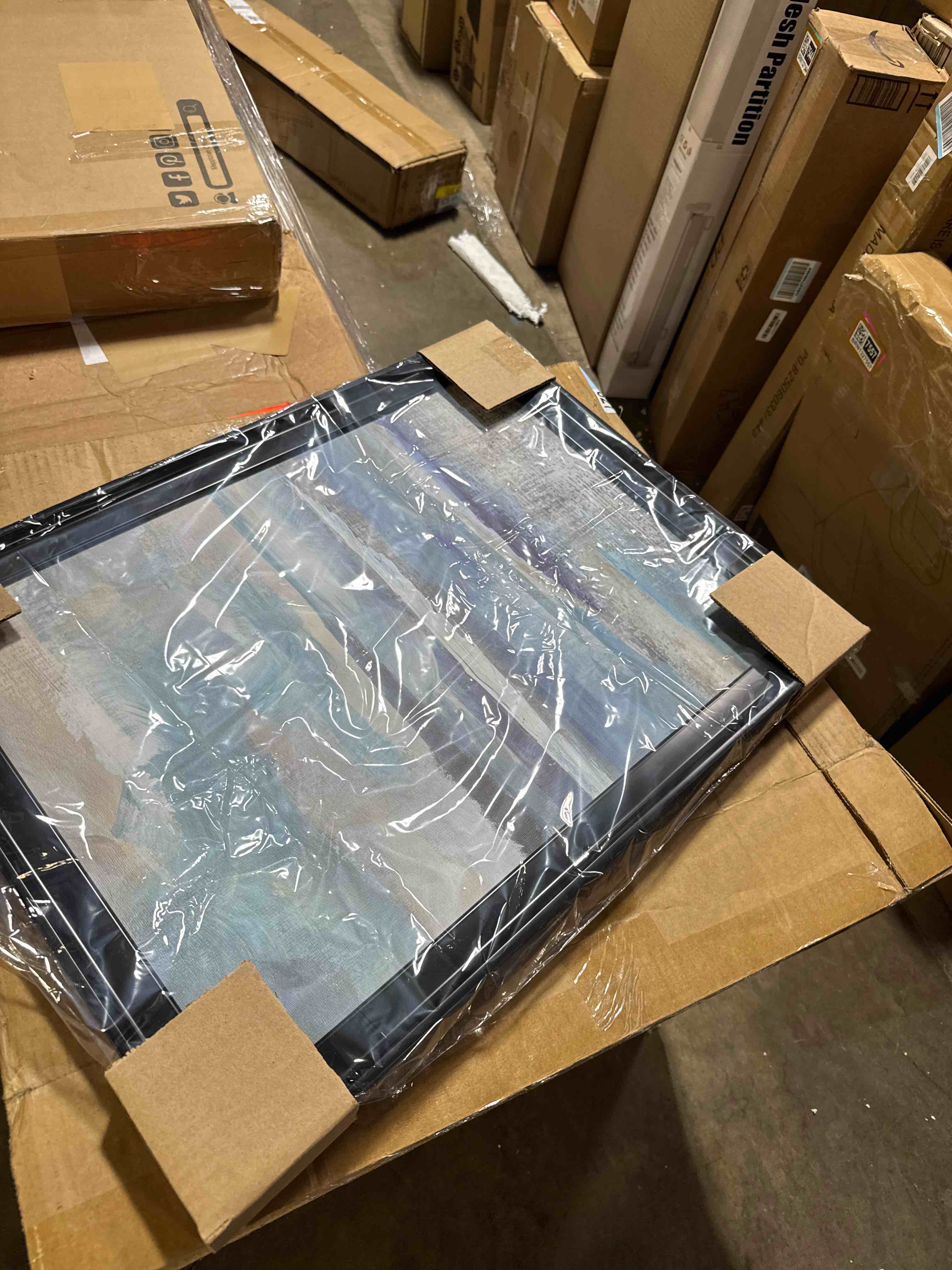 Condition photo showing New/Like New for " Distant Drama I" 2- Pieces Painting Print ( Set of 2 ) 18" x 24"