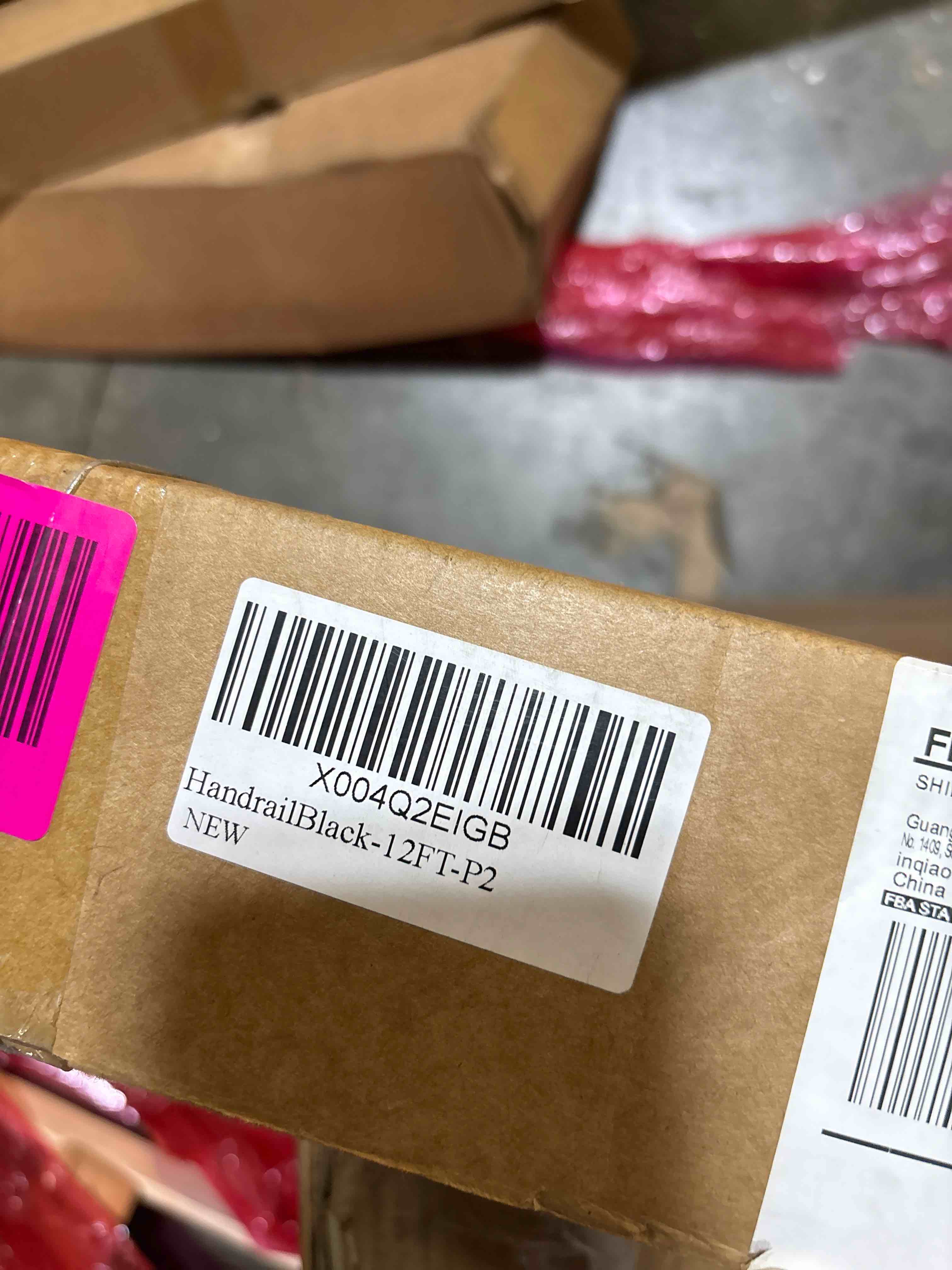 Condition photo showing Good Condition for 12FT Stainless Steel T304 Black Handrail, 2 Pack Rectangular Cuttable Handrail Flat Top Rail 2-3/8"x1-3/16 with Nylon End Caps for Indoor Outdoor Deck Stair Cable Railing System DIY Balustrade