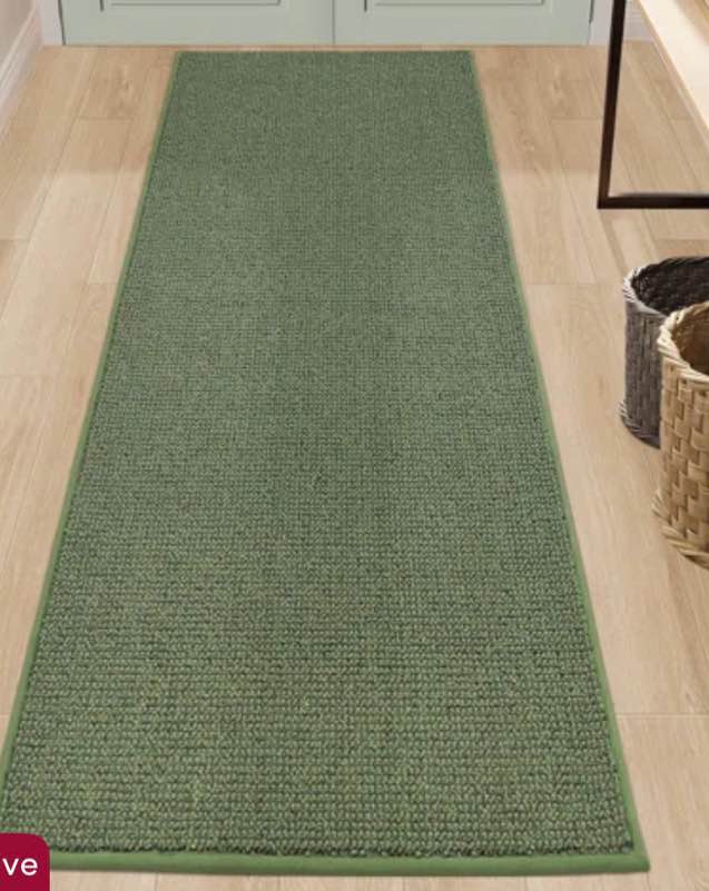 machine washable modern non-slip area rug traditional runner rug 2'7" x 8'