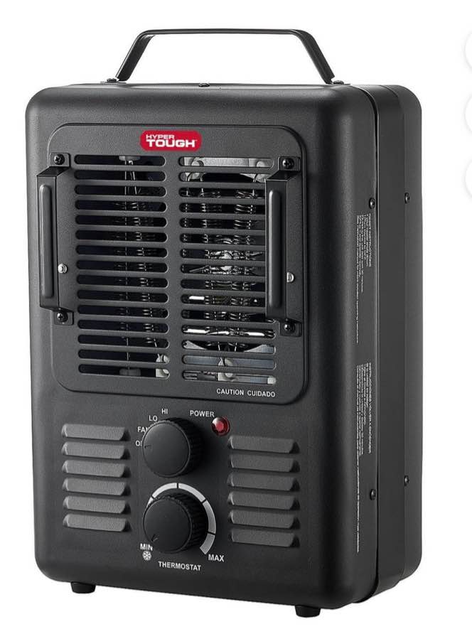 hyper tough new 1500w milkhouse utility heater