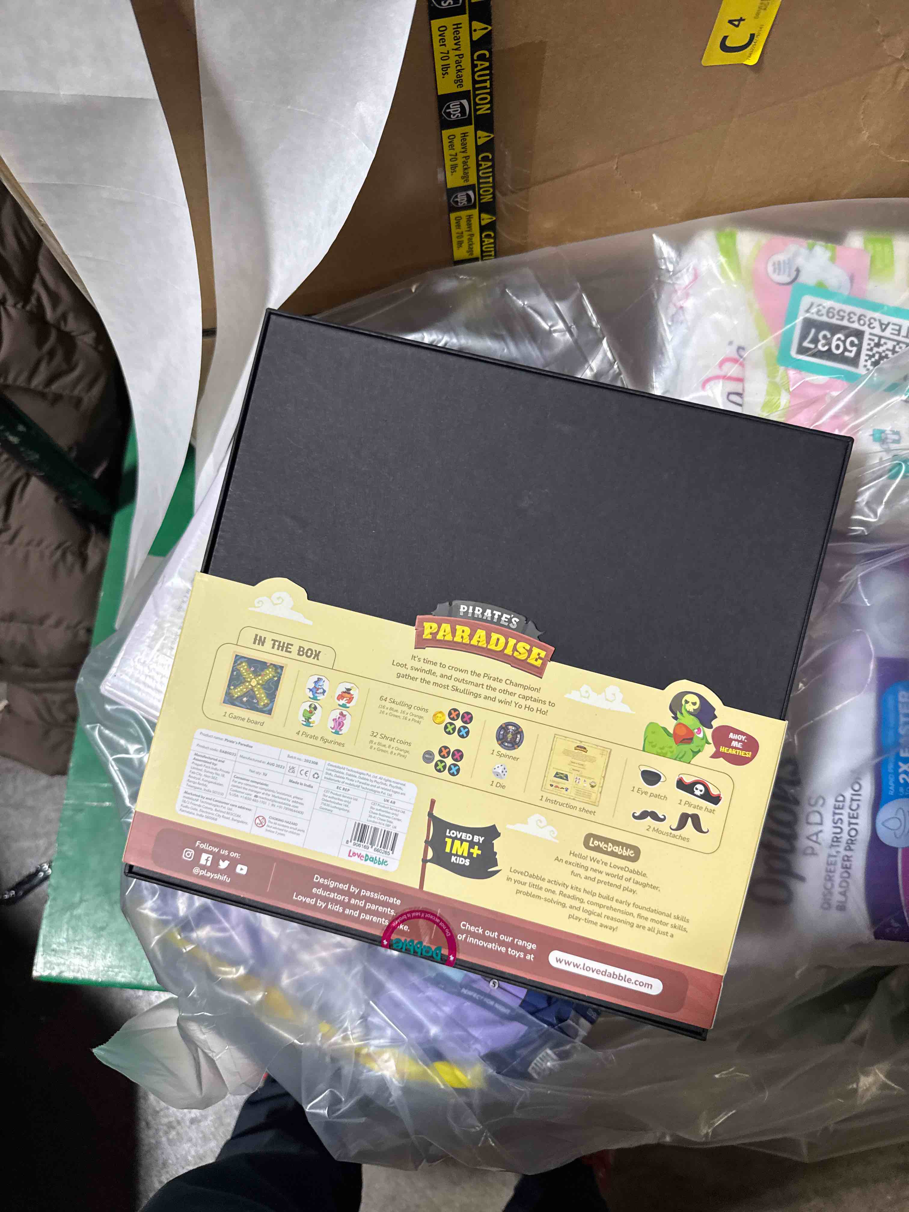 Condition photo showing New/Like New for LoveDabble Pirate's Paradise: Conquer The Mysterious Island! As Captain, Lead Your Crew to Victory with Tactics & Loot | Board Games for Family Night | Gifts for Kids