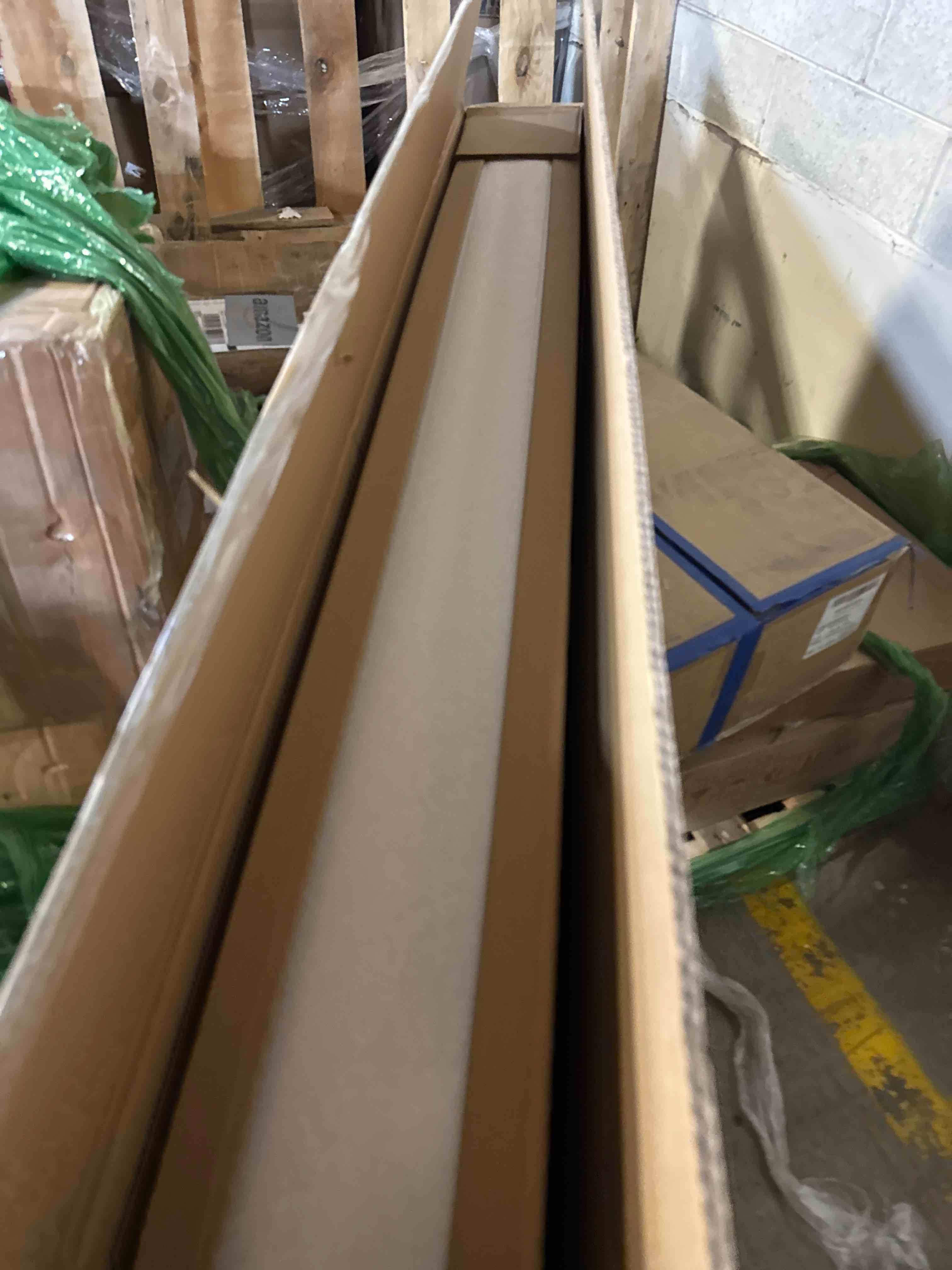 Condition photo showing New/Like New for Fireplace Mantle Shelf - 54×8×3Inch Handcrafted Wall Floating Mantel Shelf for Over Fireplace - Rustic Traditional Wooden Fireplace Mantels with Invisible Heavy Duty Wood Bracket Darkwalnut 54×8×3"