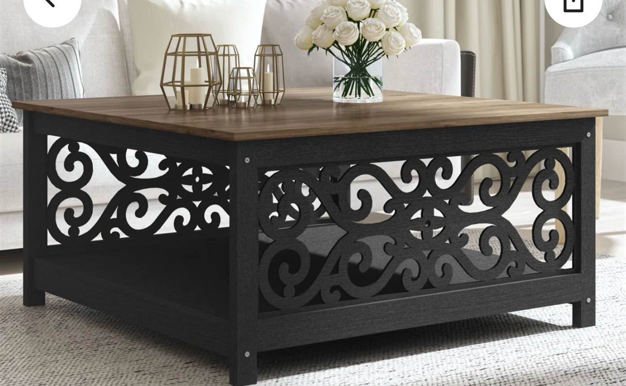 ariba coffee table with storage 
