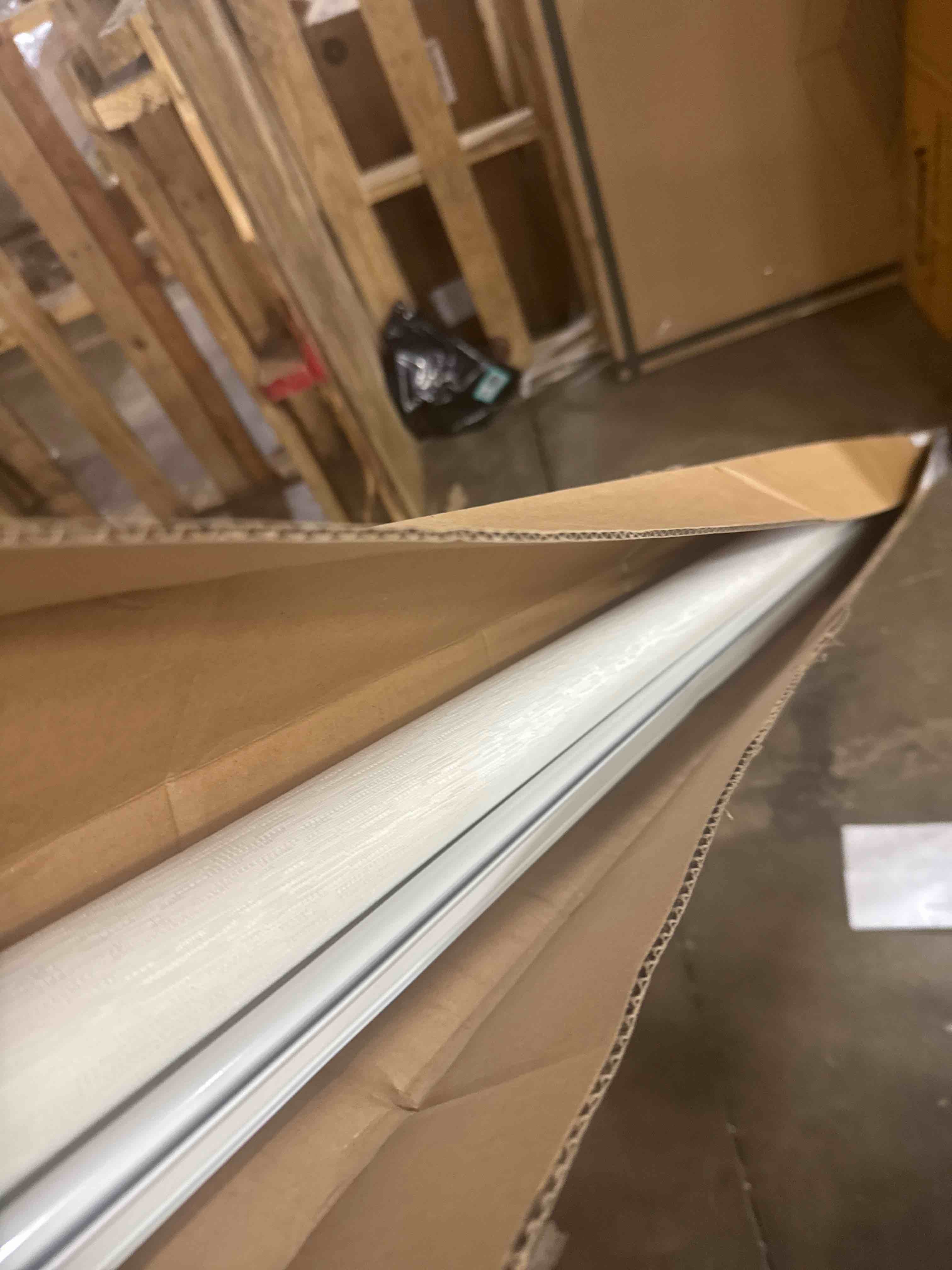 Condition photo showing Good Condition for chicology cordless roller shade  chalk white (light filtering) 72 w x 72 h