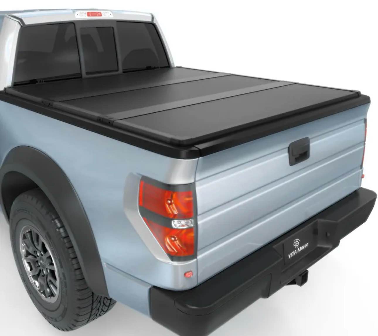 YITAMOTOR FRP Hard Tri-Fold Truck Bed Tonneau Cover Fits for Ford F150 F-150 2015 - 2026 5.5 ft Bed 