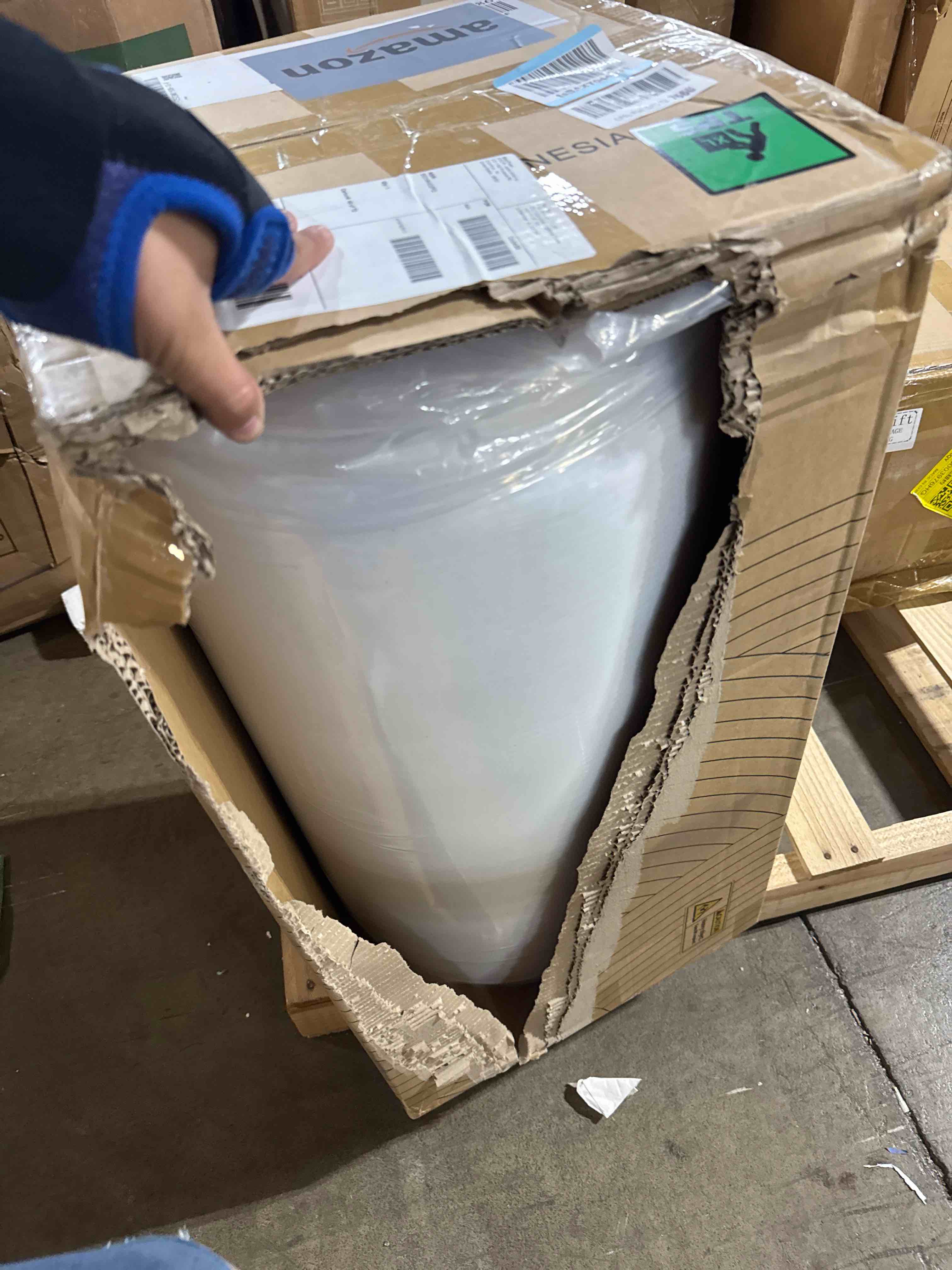 Condition photo showing New/Like New for novilla 12 inch full size mattress in a box, gel memory foam mattress for cooling night sleep & pressure relief, certipur-us certified full 12 inch