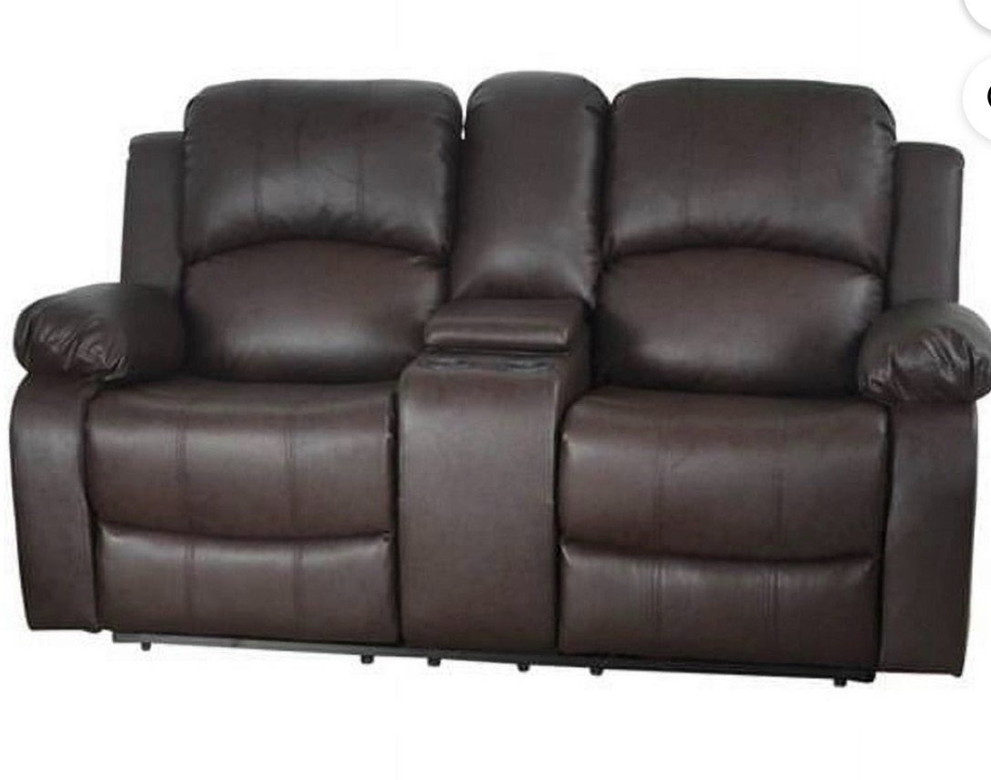 Lifestyle Furniture LGS2890-L Utica Reclining Loveseat, Dark Brown - 40 x 74.5 x 37 in.