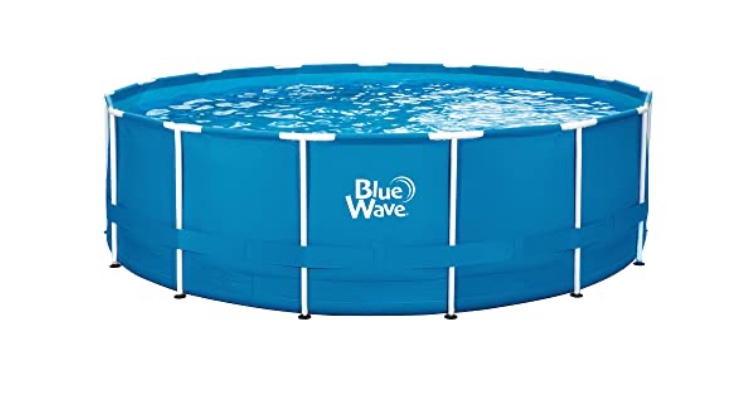 Blue Wave Laguna 18-ft Round 52-in Deep Swimming Pool Package with Cover Blue