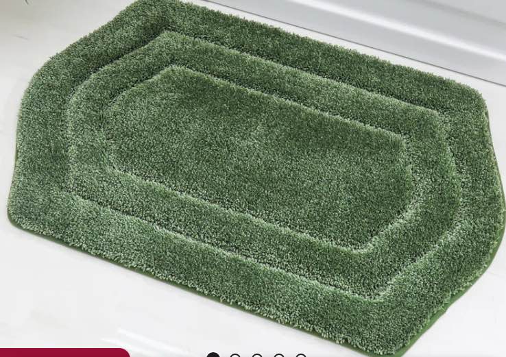 Shilynn Non-Slip Bath Rug – Soft Absorbent Polyester, Skid-Resistant Backing, Machine Washable