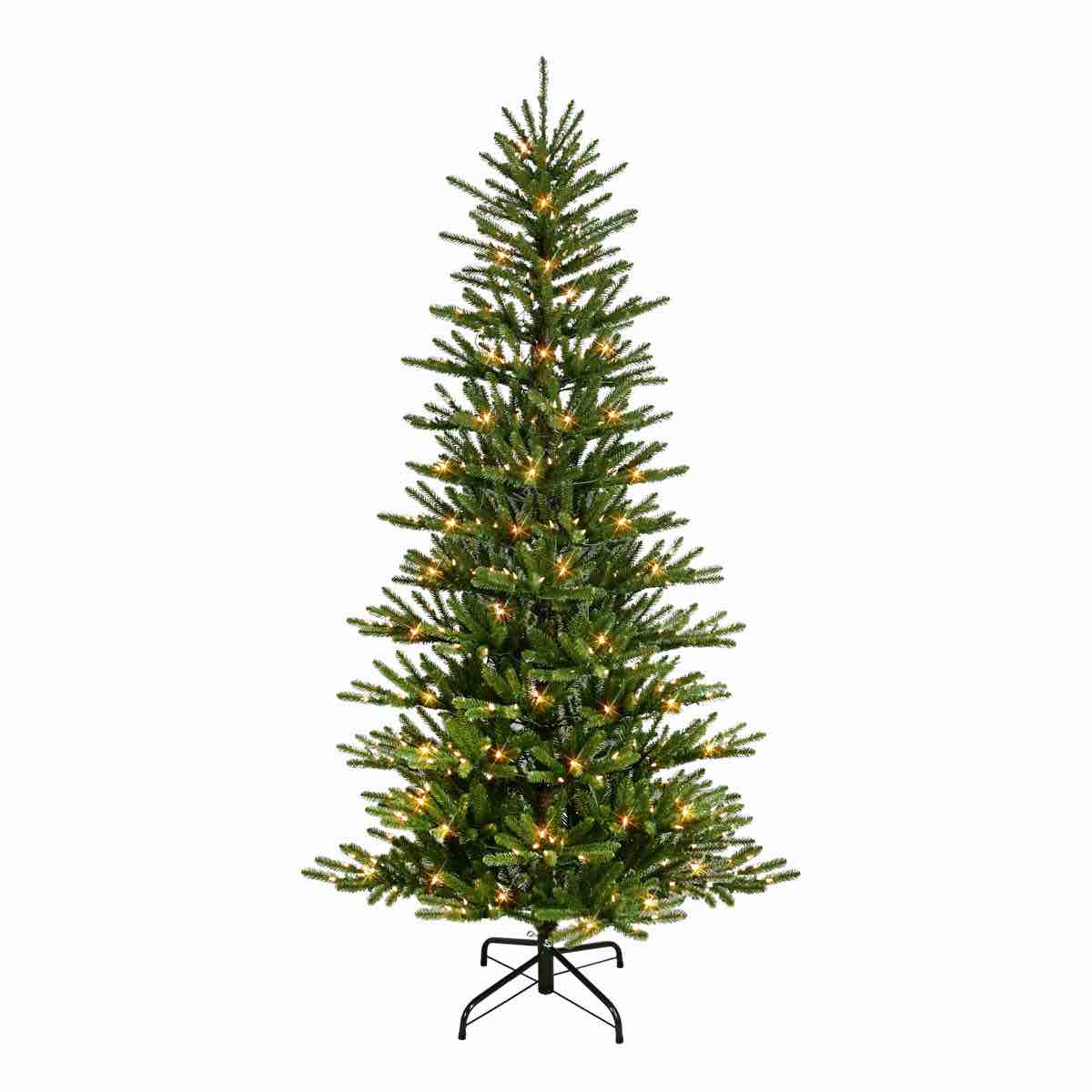 Lighted Spruce Christmas Tree