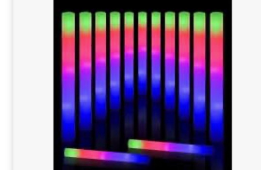 AWANG 50 Pcs Glow Sticks With 3 Modes Colorful Flashing Glow In The Dark Party Supplies Multicolor Bulk LED Foam Glow Sticks For Wedding Raves Sporting Events Glow Party Birthday Camping