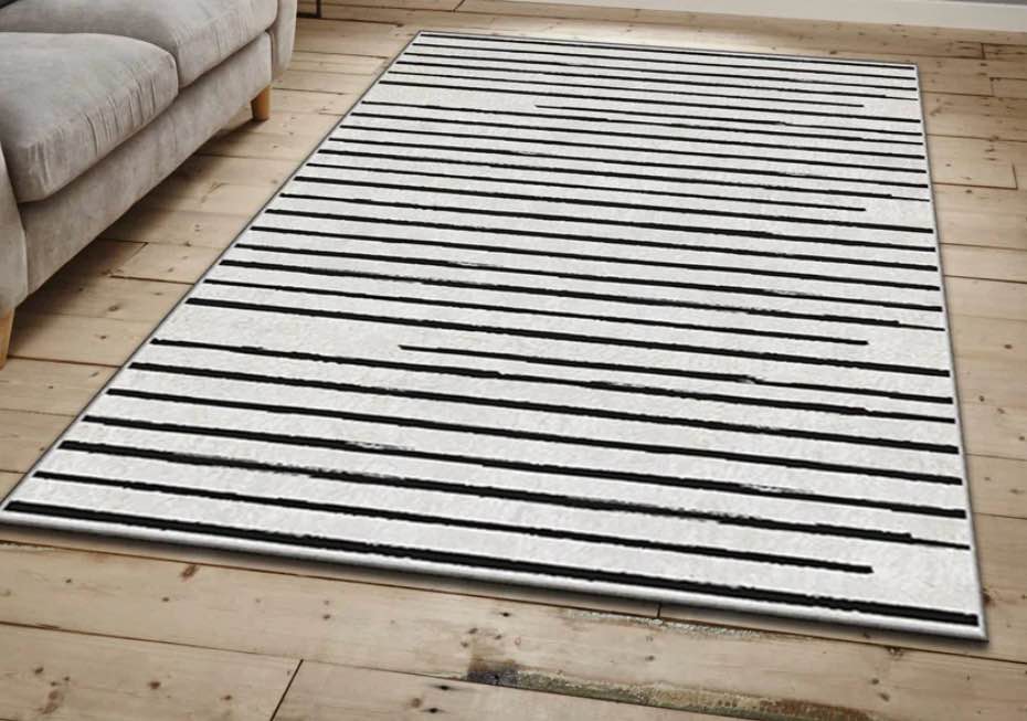 Striped Indoor Rug ( 5'10" x 9')