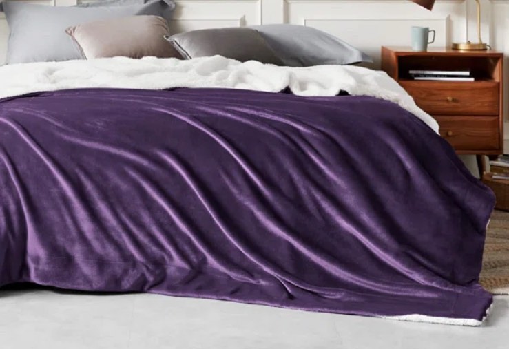 Cozy Winter Collection Bedsure Sherpa Fleece Blankets For Bed- Thick And Warm Blanket ( 2 Blankets one looks brand new the other one in slightly Used)