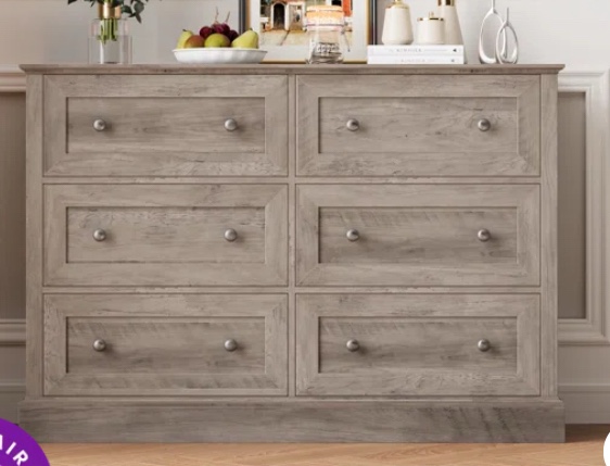 Alizai 47.2” w 6 -Drawer Dresser
