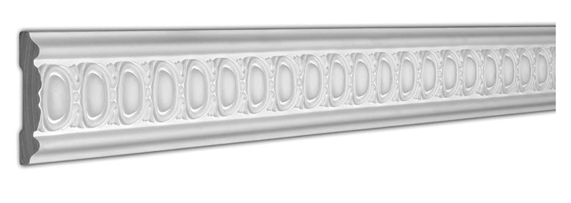 Primed White Polymer Panel Moulding 94 1/2 in 