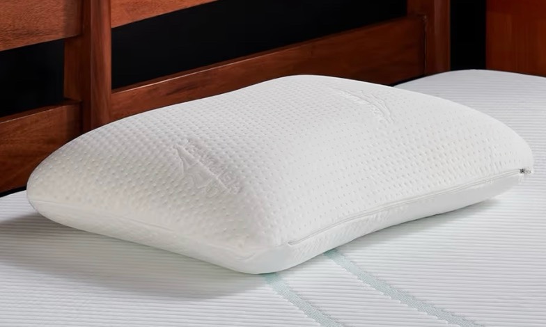 Tempur-Pedic Memory Foam Symphony Pillow and Tempur-Protect Pillow Protector Bundle | Standard | White