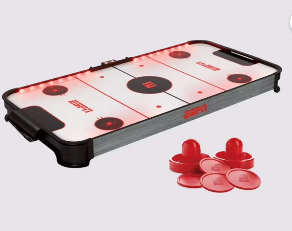 ESPN Jumbo LED Tabletop Air Hockey