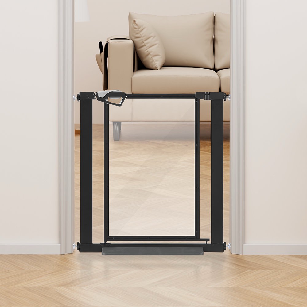 Clear Dog Gate for Doorway Stairs Wide Openings