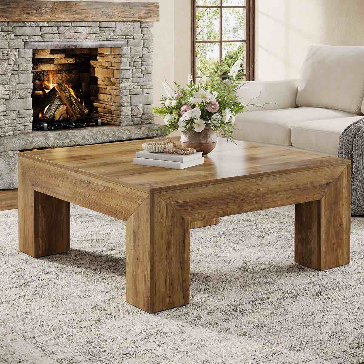 39.4" Square Coffee Table